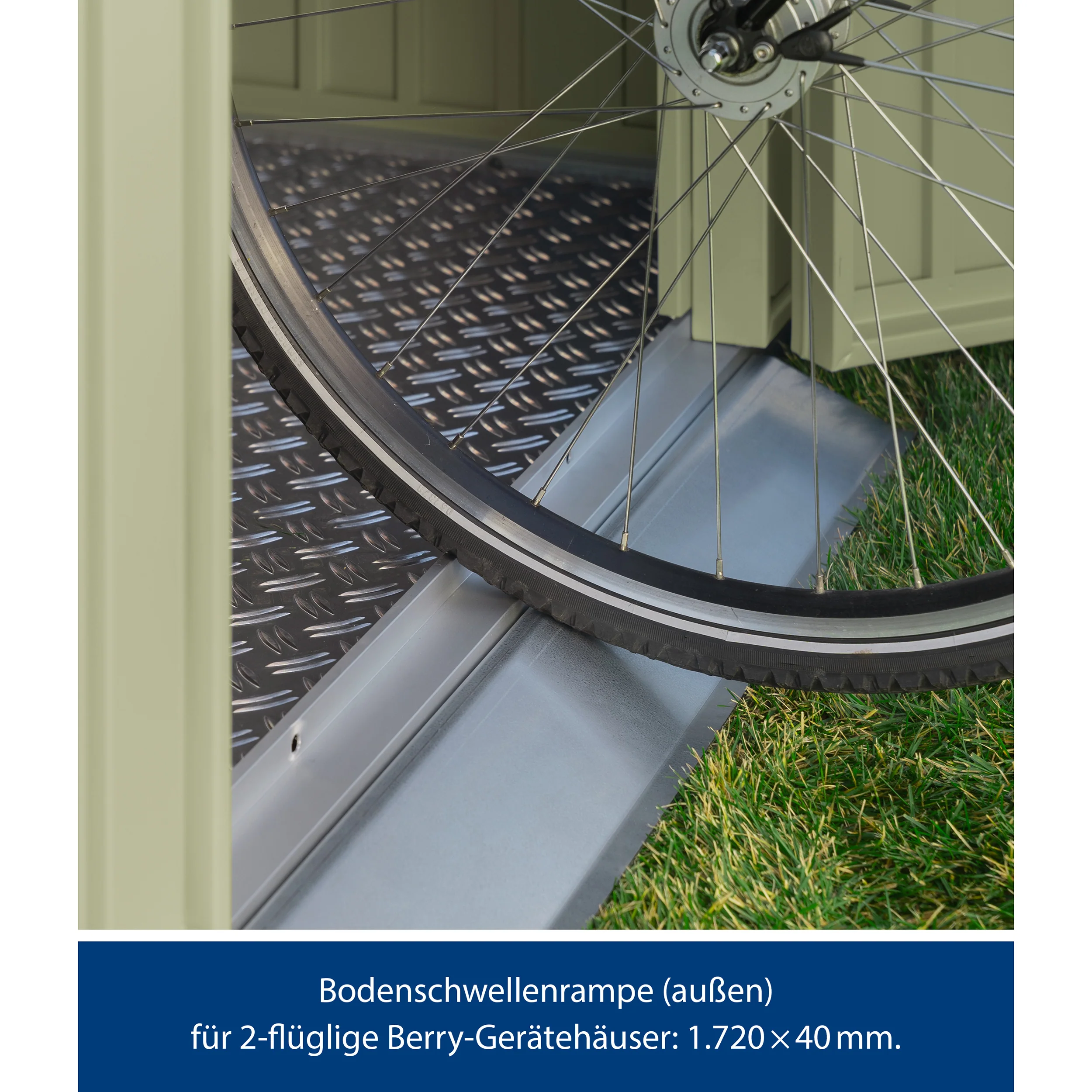 Bodenrampe aussen für 2-flg Tür Golvramp - Image 2
