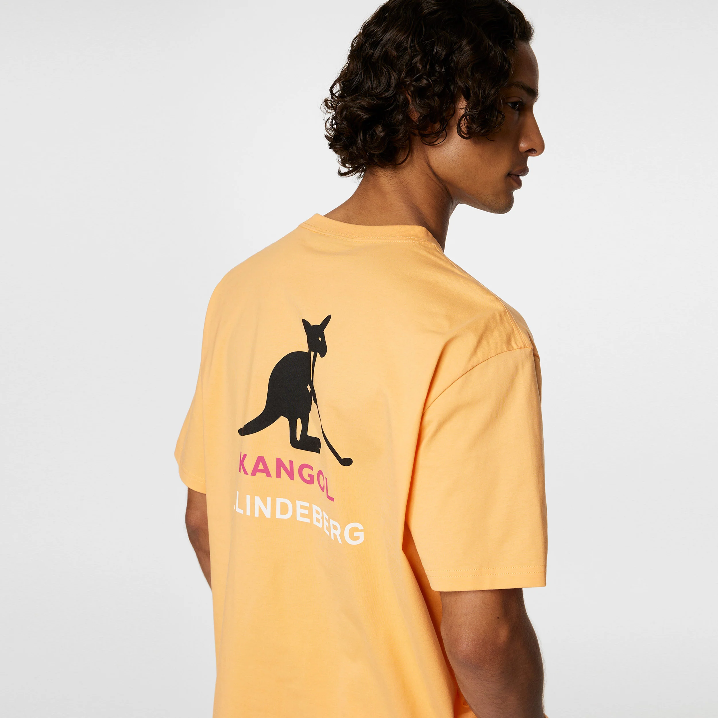 Kangol Davie T-shirt Herrar-Orange - Image 3