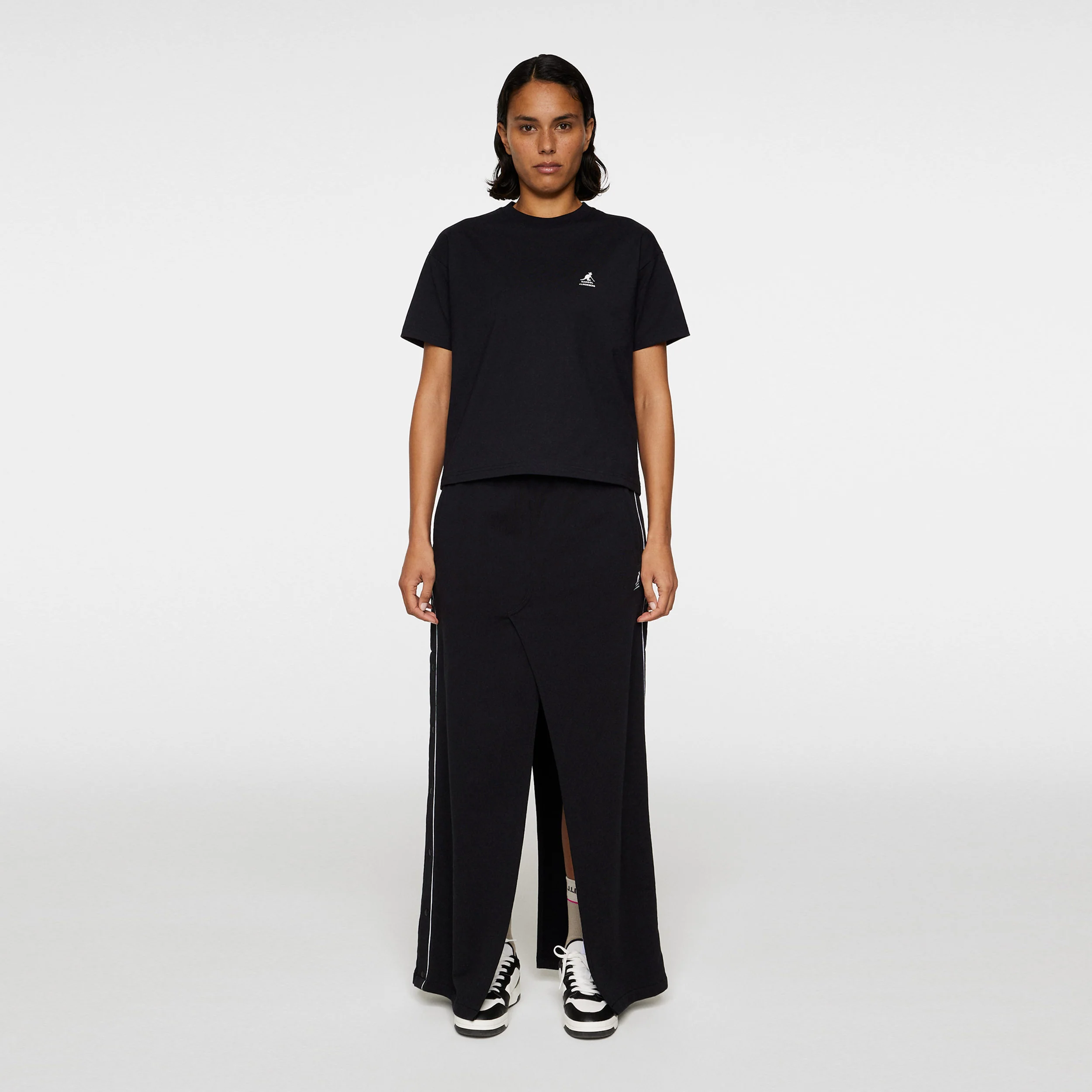 Kangol Lina T-shirt Damer-Svart - Image 5