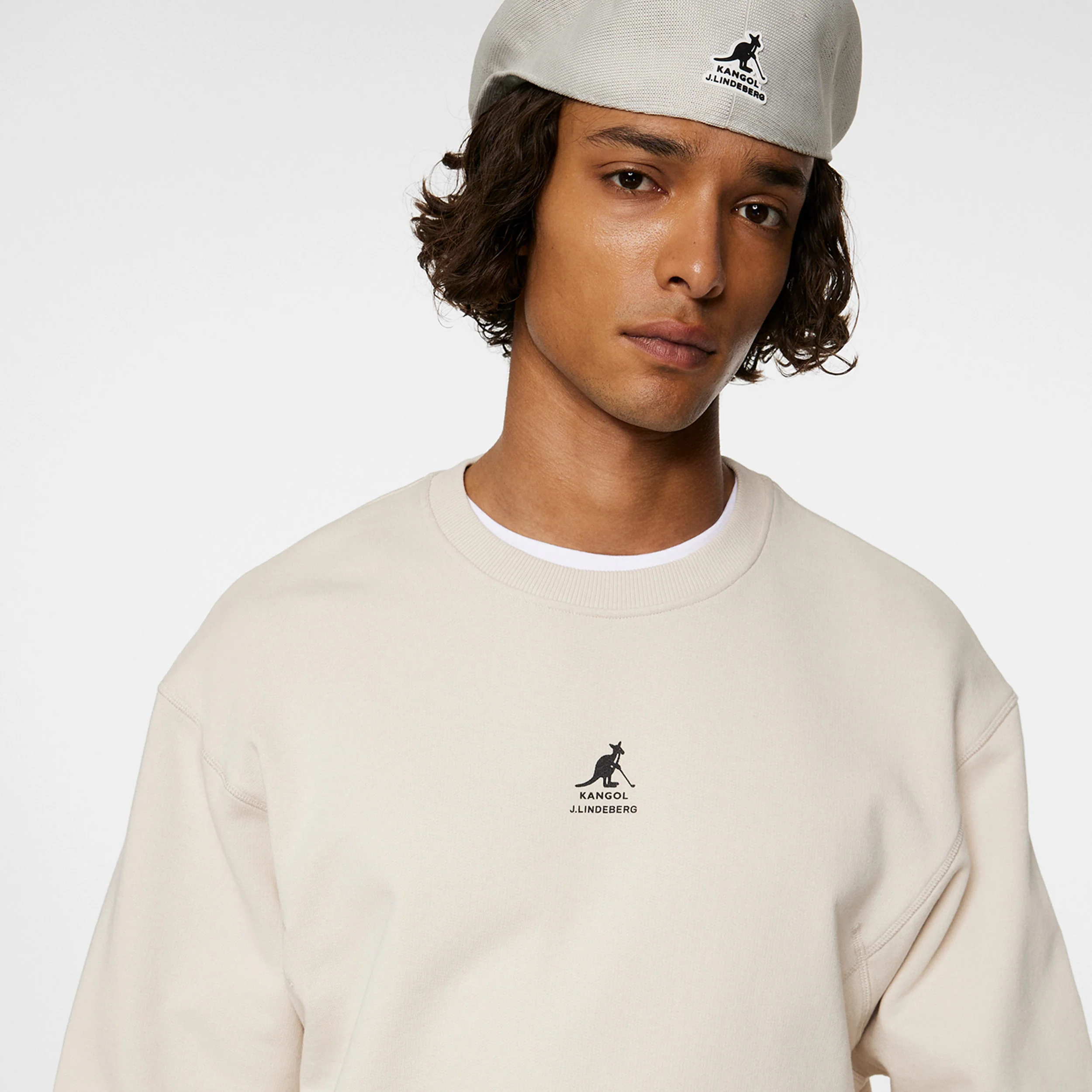 Kangol Roberto Tröja Herrar-Creme - Image 3