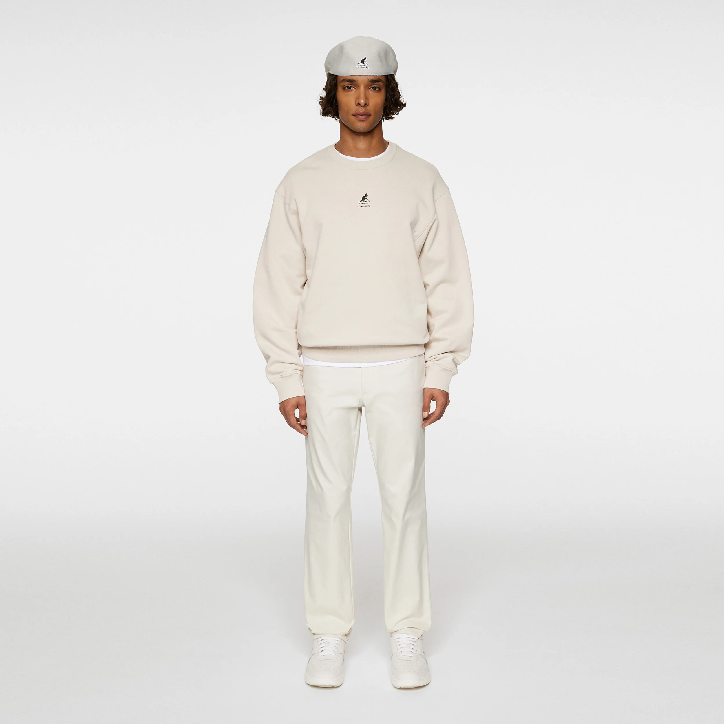 Kangol Roberto Tröja Herrar-Creme - Image 5