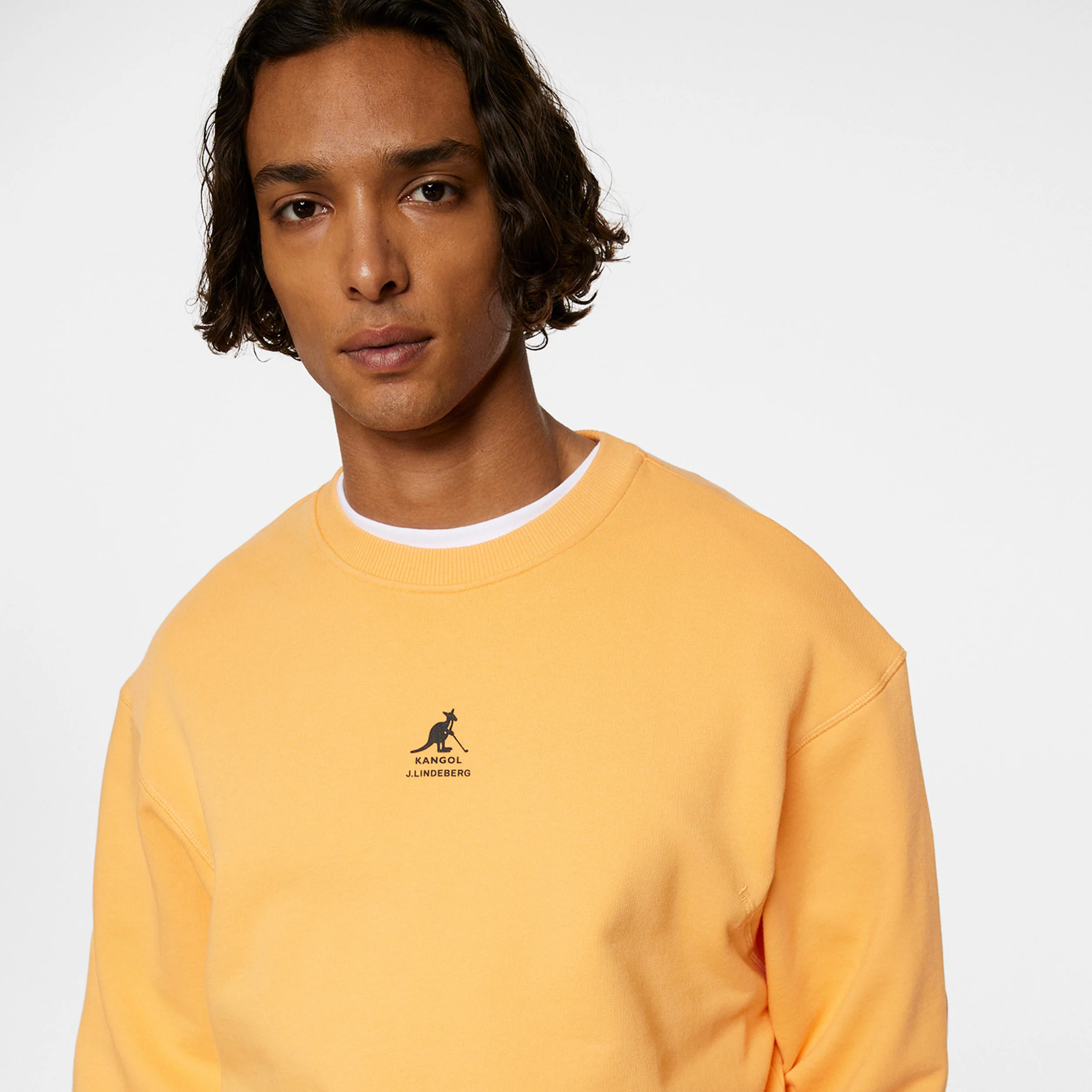 Kangol Roberto Tröja Herrar-Orange - Image 3