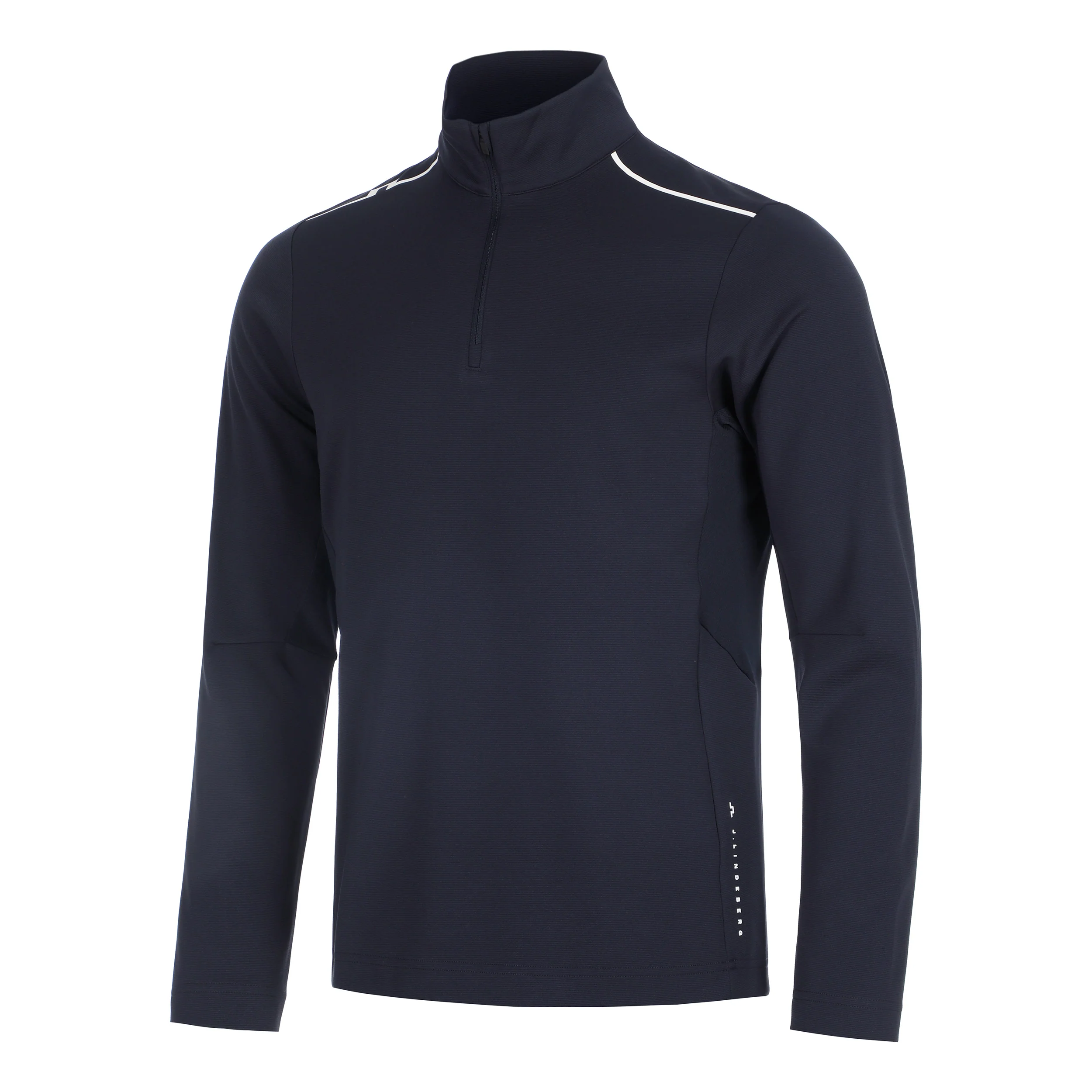 Leon Quarter Zip Långärmat Herrar-mörkblå