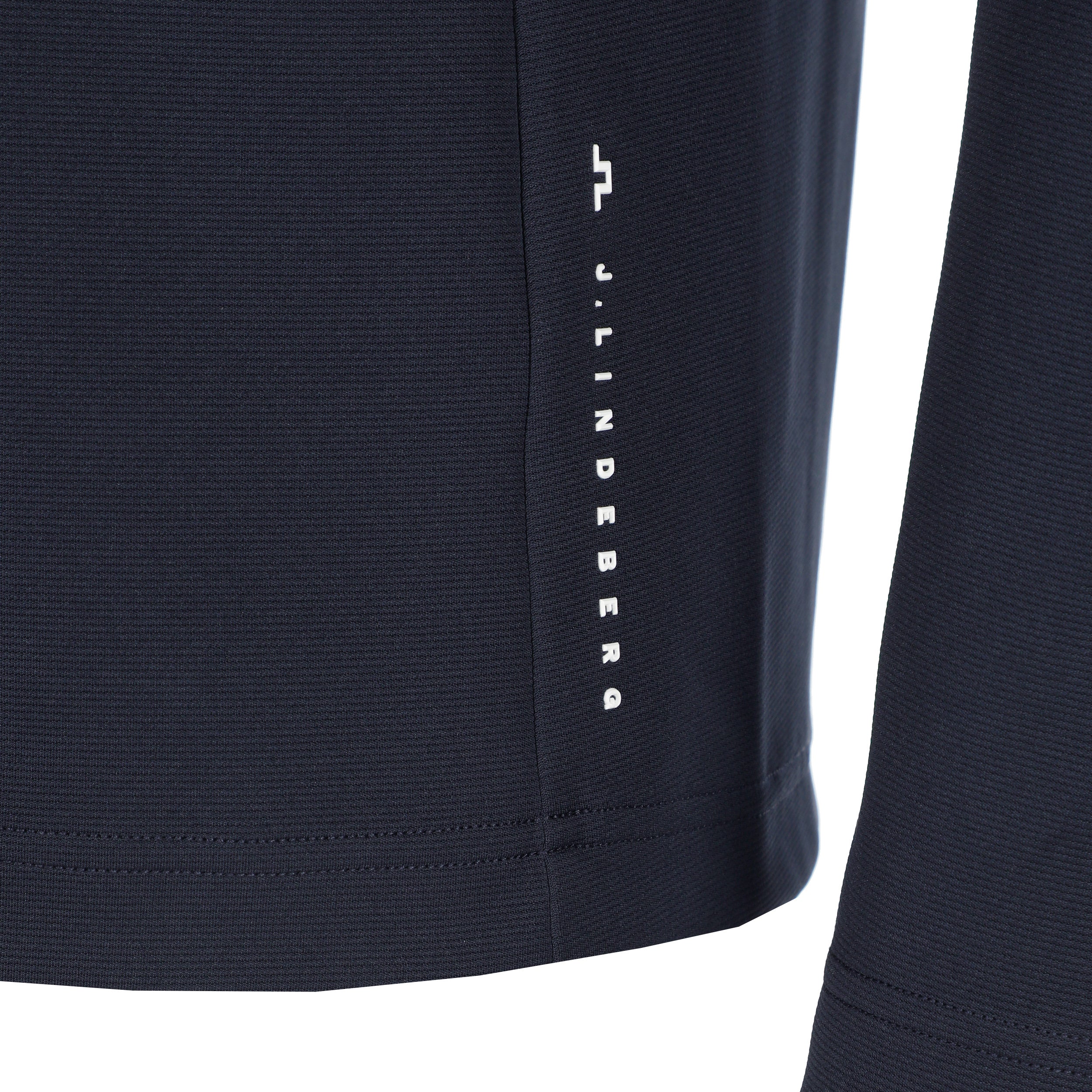 Leon Quarter Zip Långärmat Herrar-mörkblå - Image 3