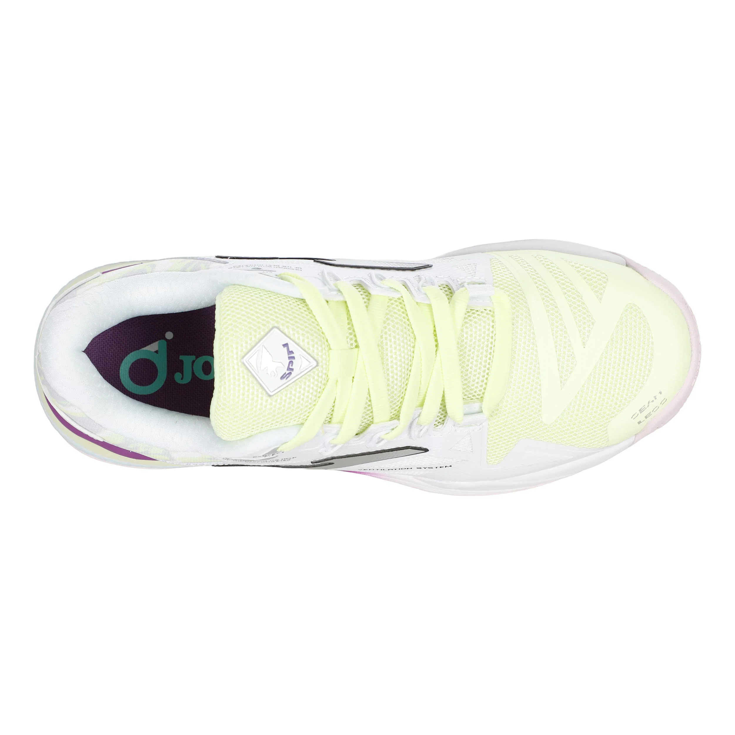 Spin Padelsko Damer - vit, lime - Image 3