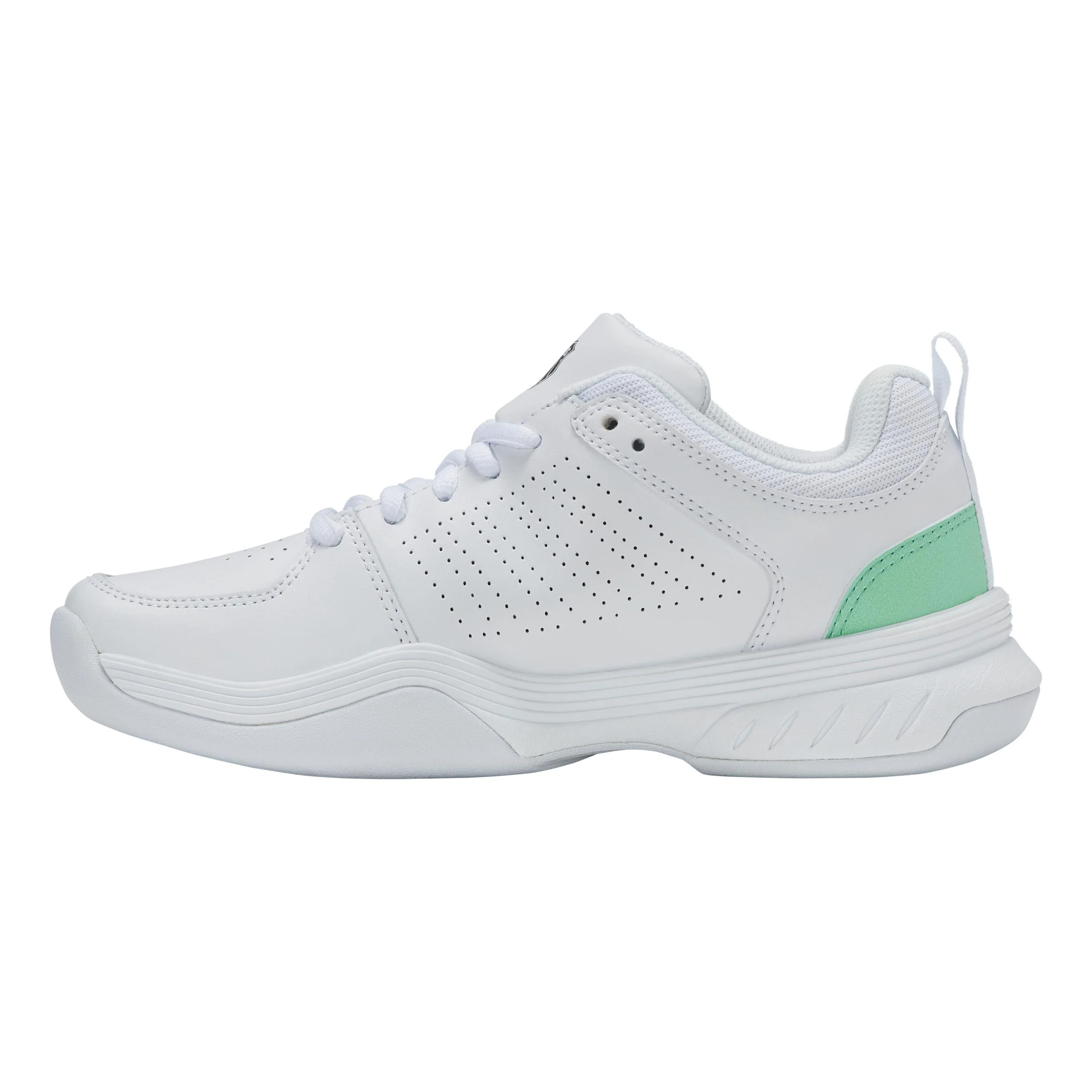 Court Express 2 Inomhussko Damer - vit, mint - Image 2