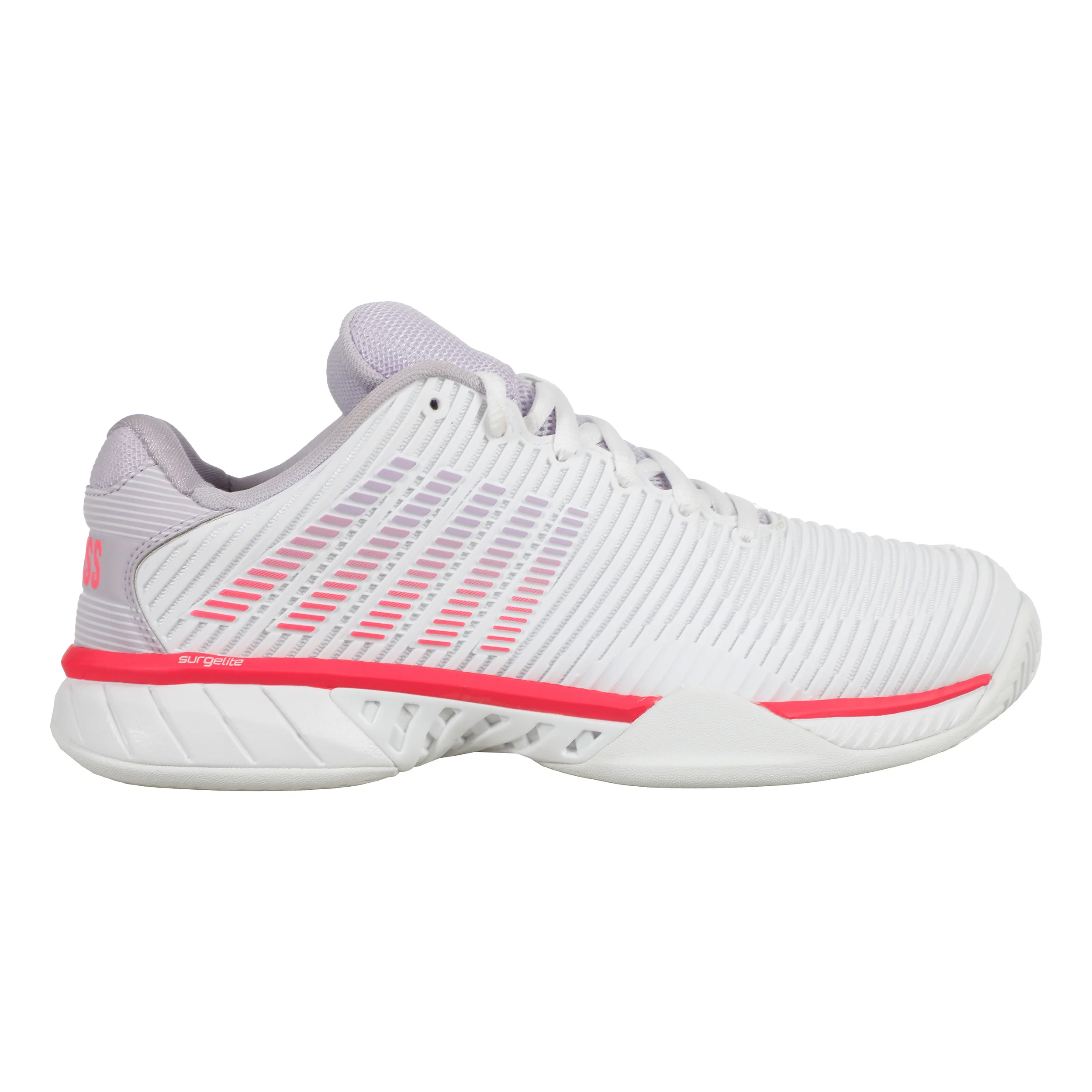 Hypercourt Express 2 Allroundsko Damer-Vit,Neonpink