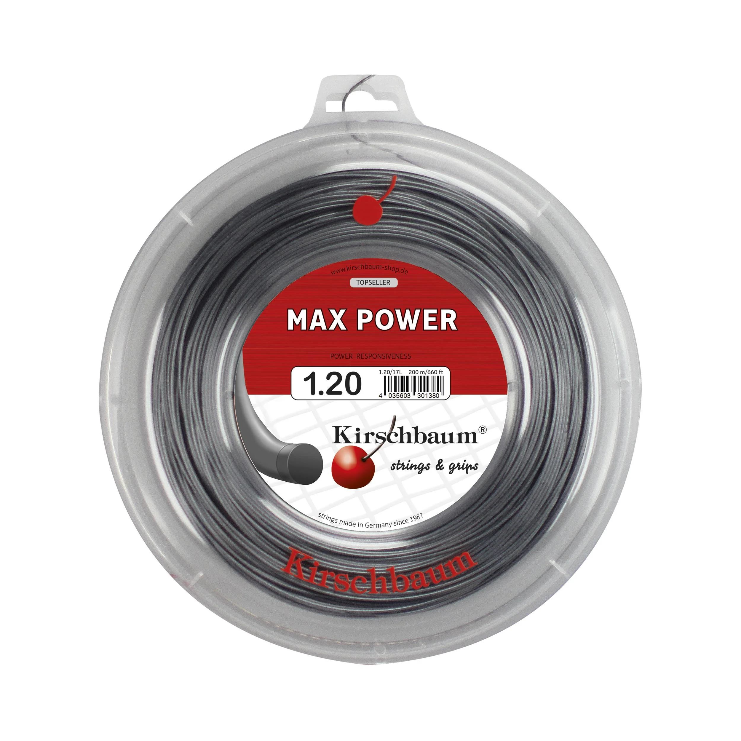 Max Power Strängrulle 200m-Antracit