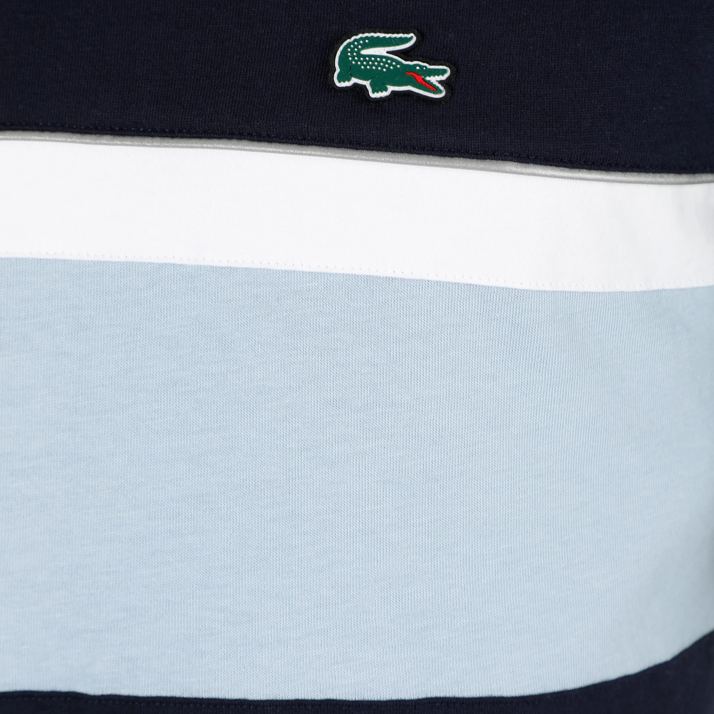 Colorblock T-shirt Herrar - mörkblå, vit - Image 3