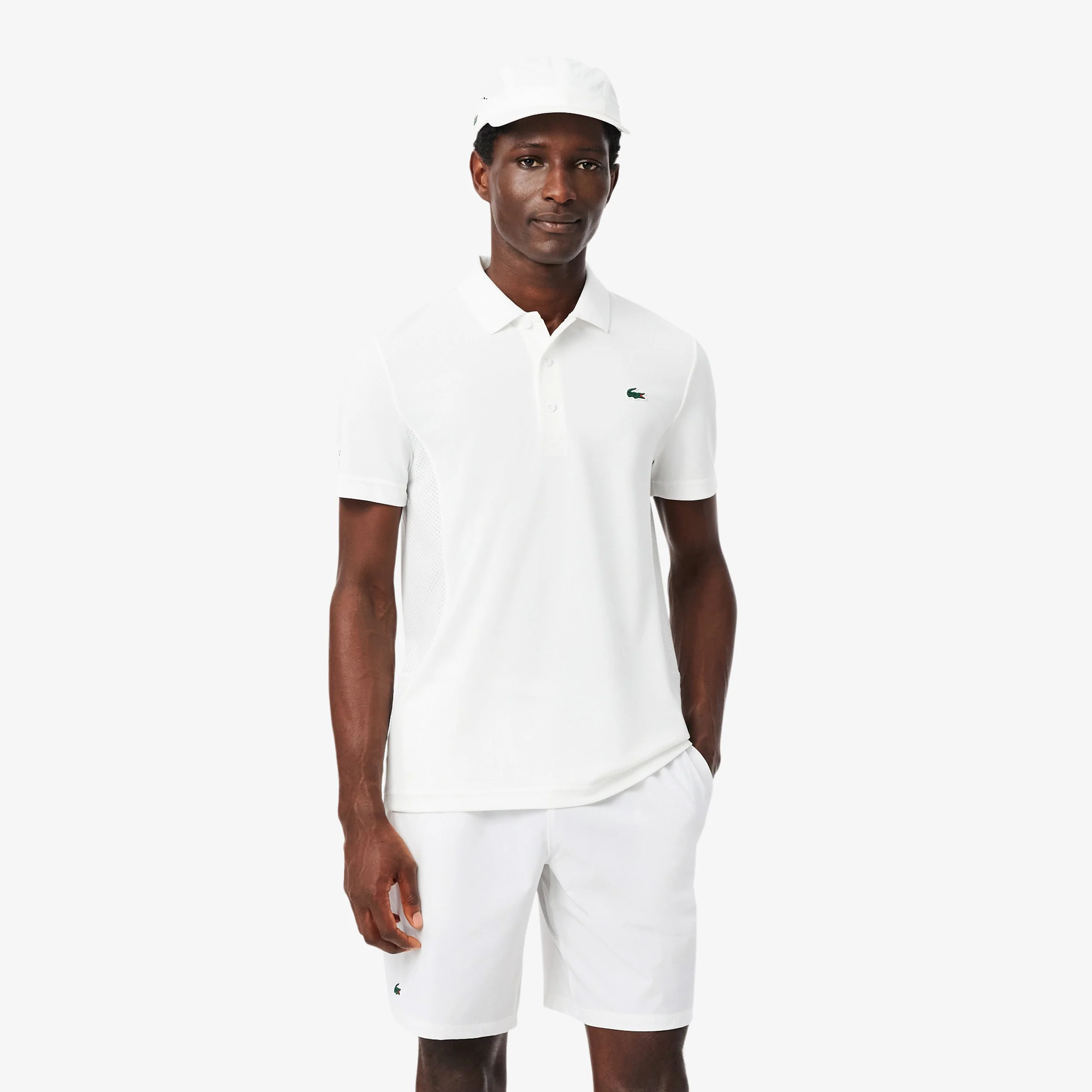 Djokovic Shorts Herrar - vit, mörkblå - Image 4