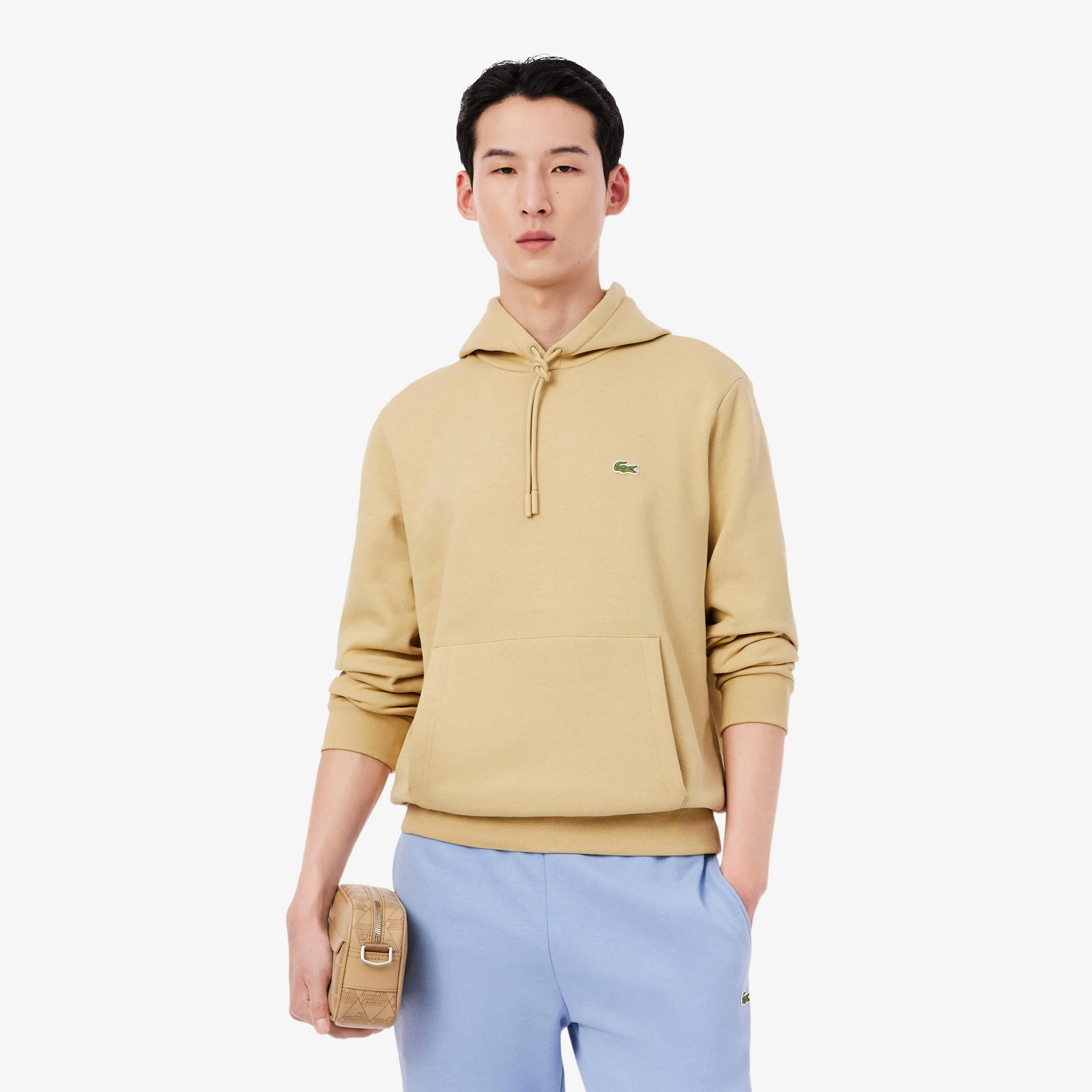 Huvtröja Herrar - beige, grön