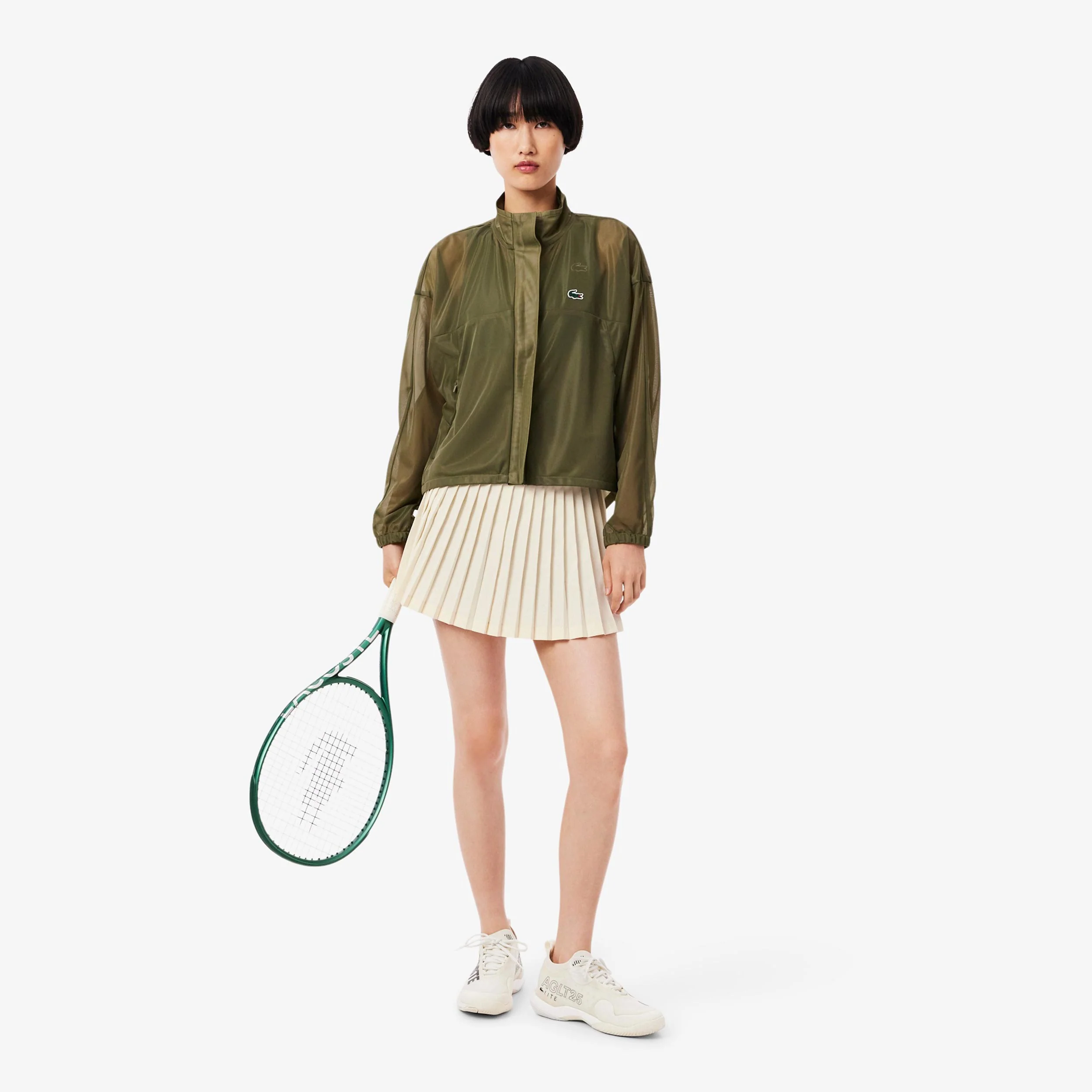 Kjol Damer - creme, oliv - Image 2