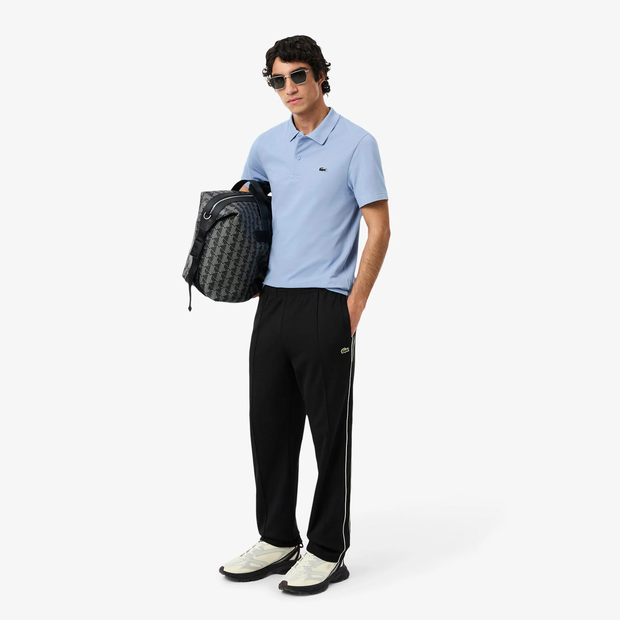 Polo Herrar - blågrå, vit - Image 3