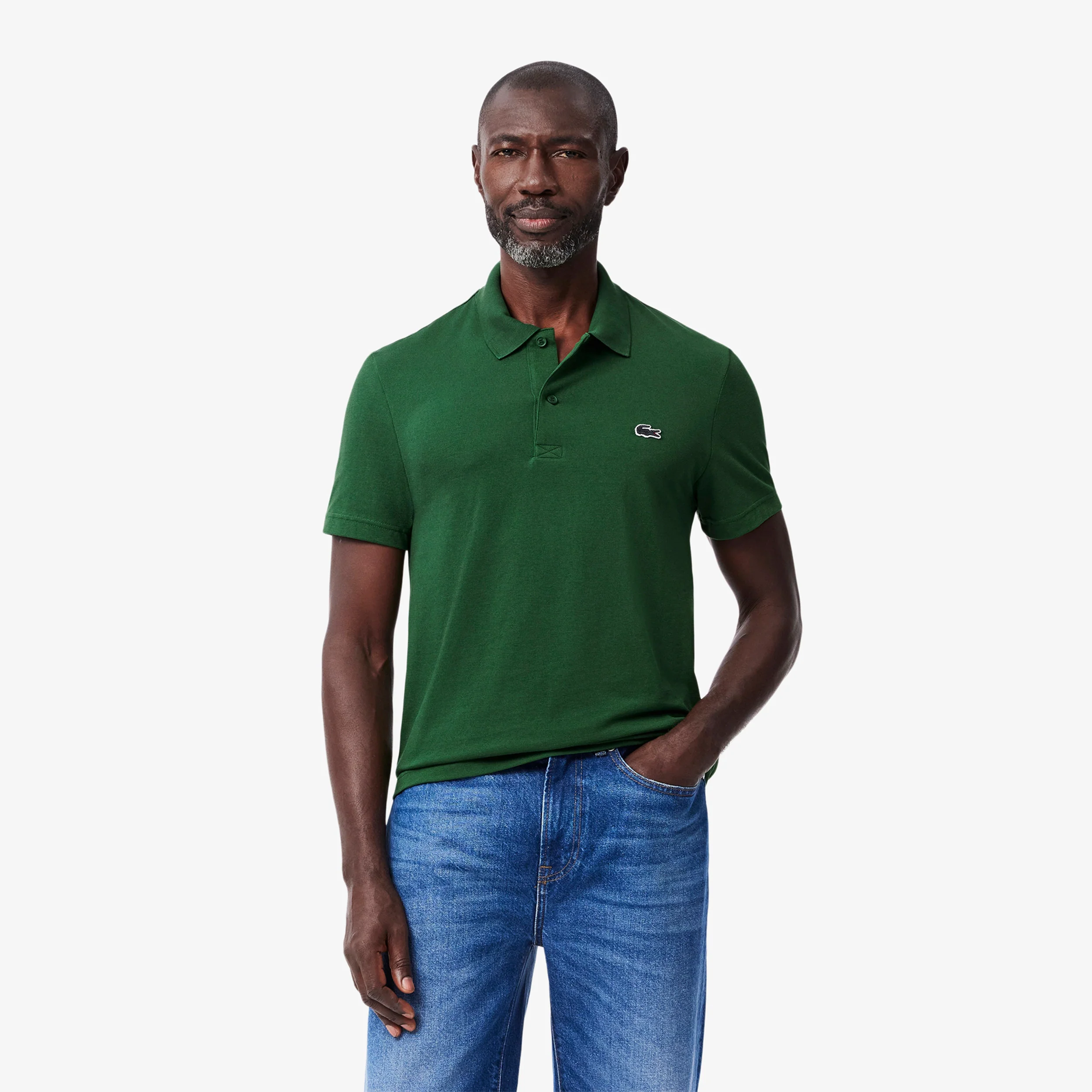 Polo Herrar - grön - Image 4