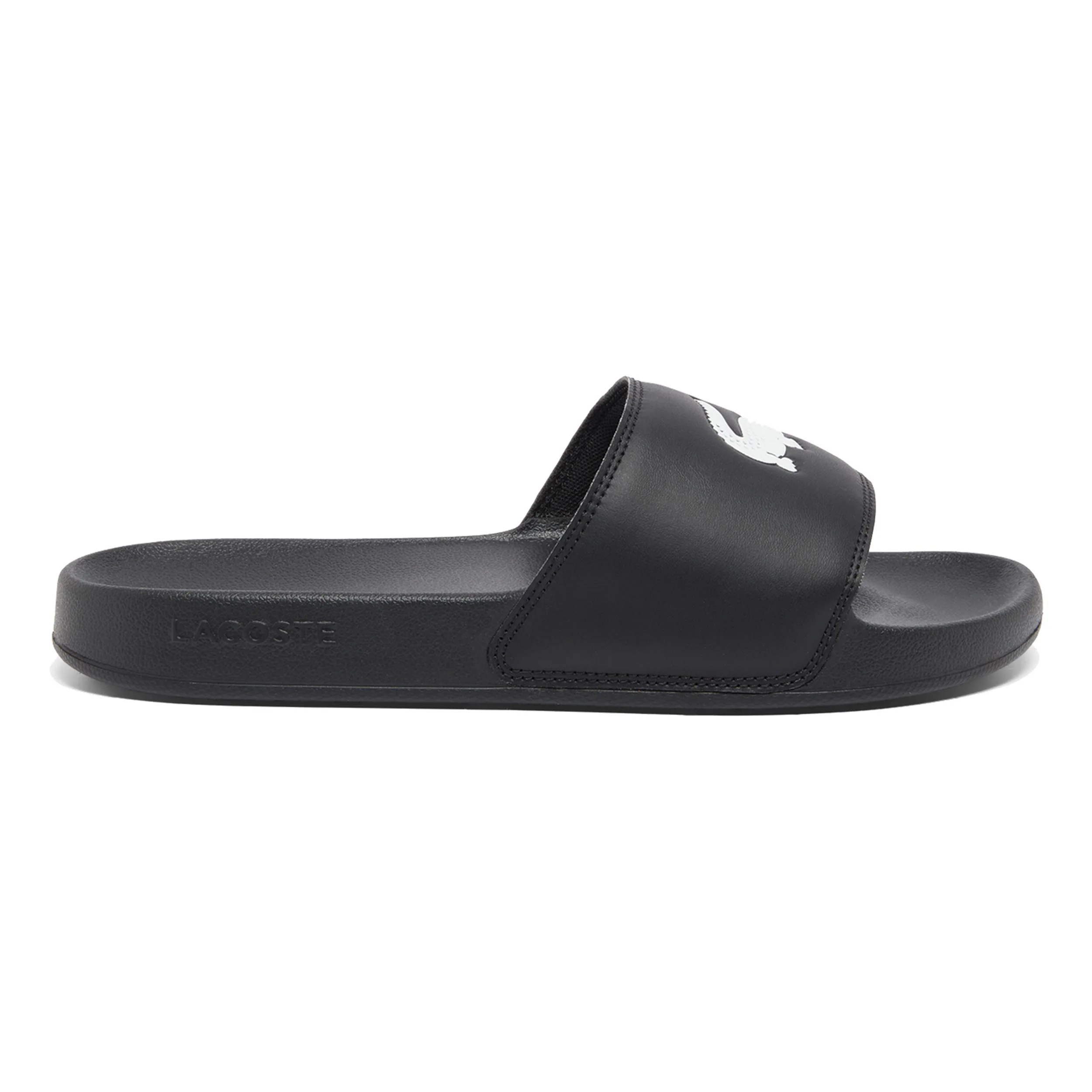 Serve Slide Badtofflor - svart, vit