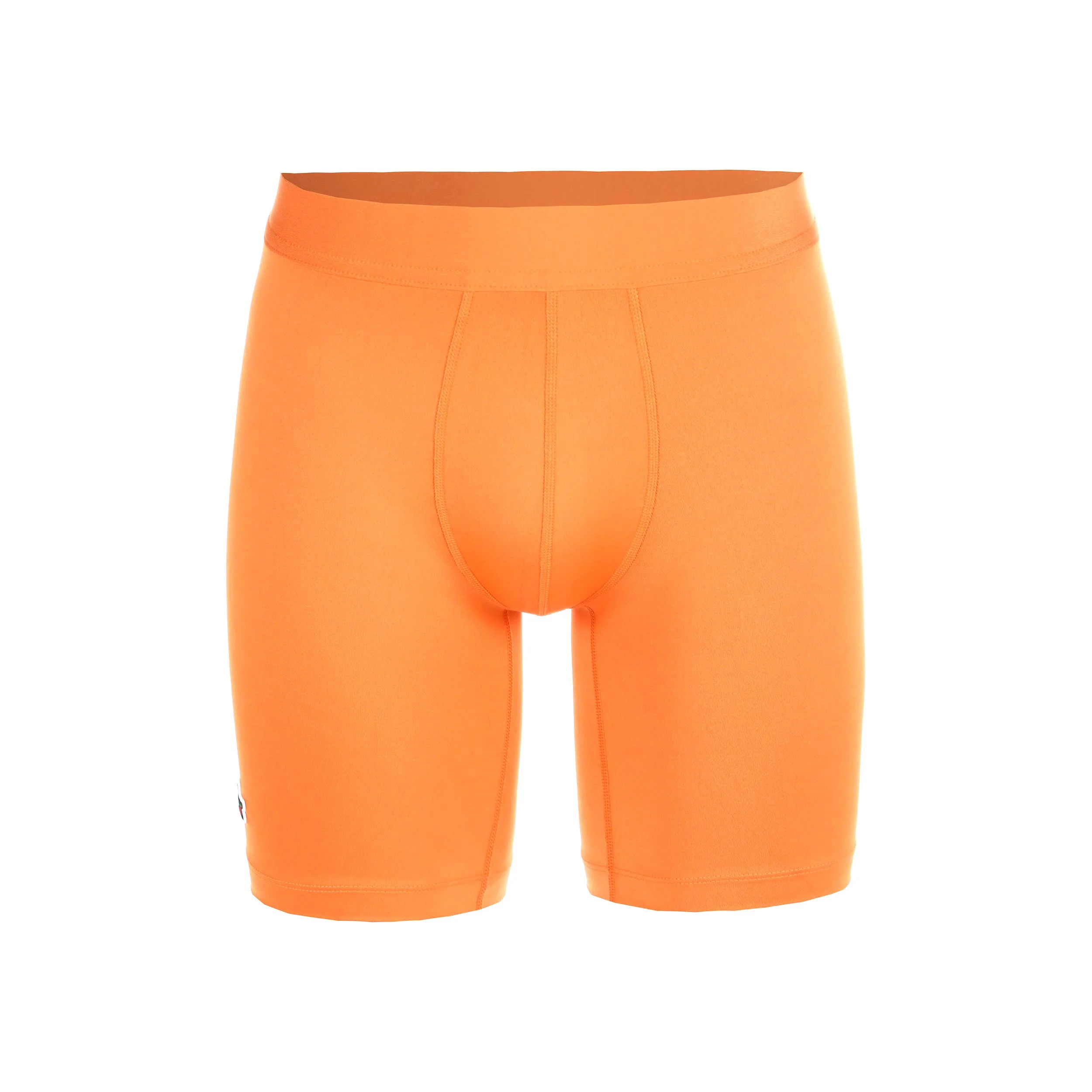 Shorts Herrar - blågrå, orange - Image 3