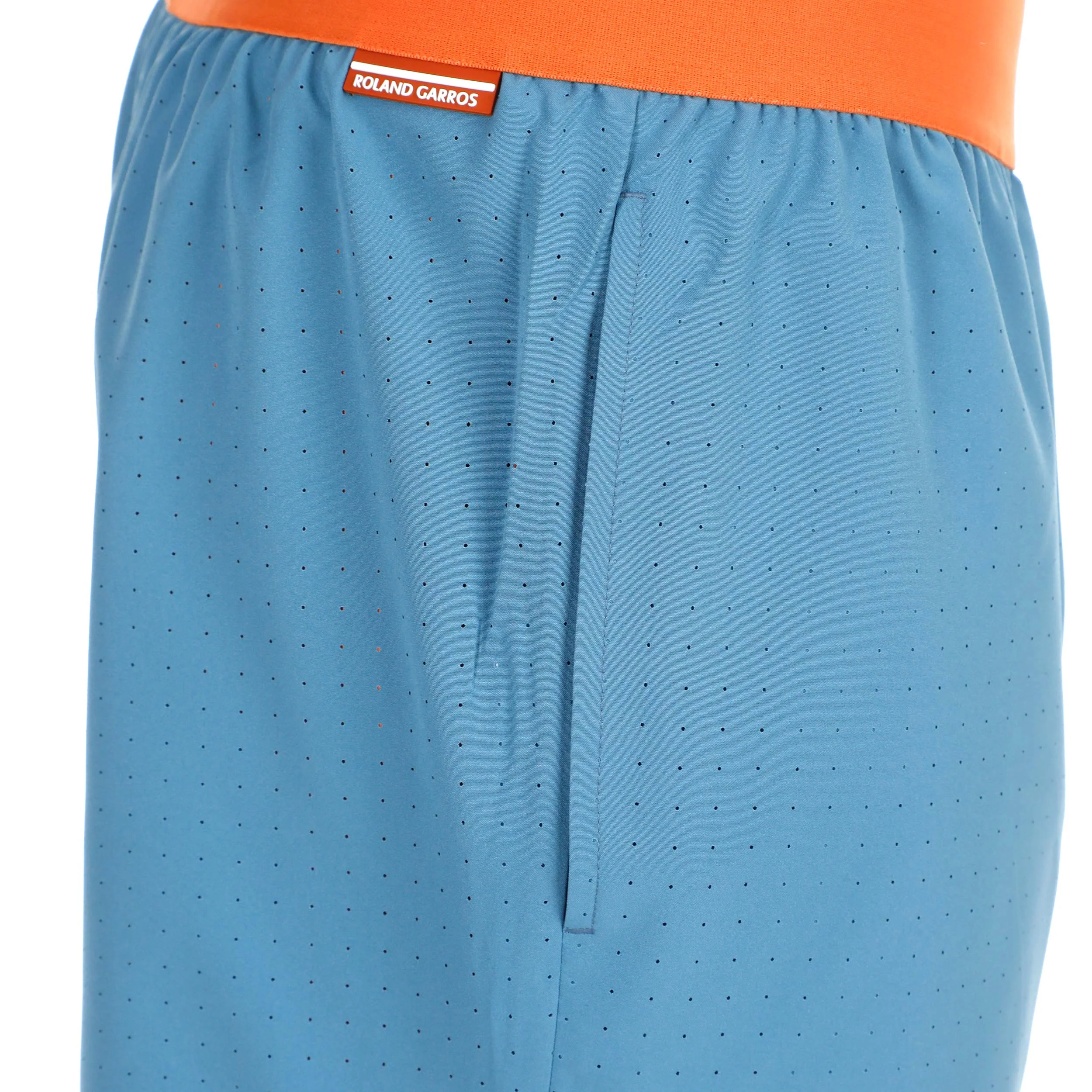 Shorts Herrar - blågrå, orange - Image 5