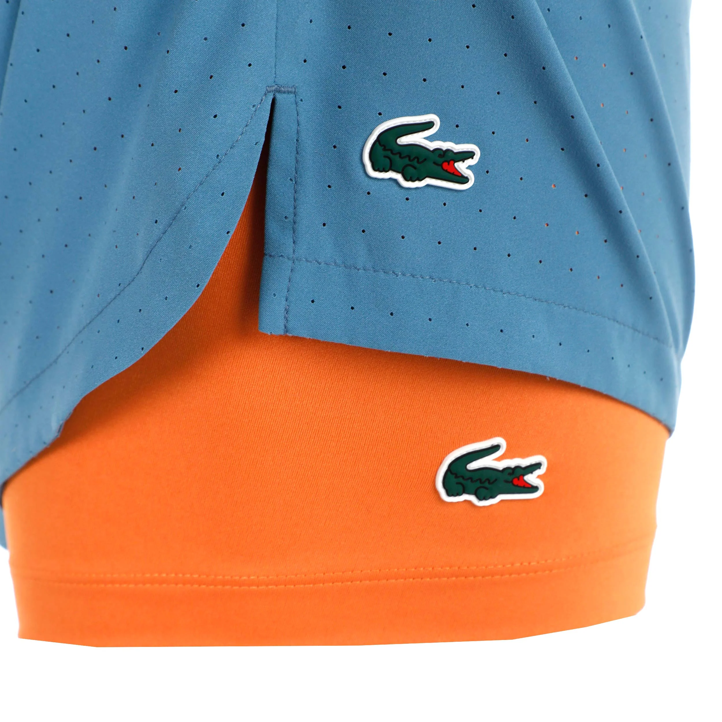 Shorts Herrar - blågrå, orange - Image 7
