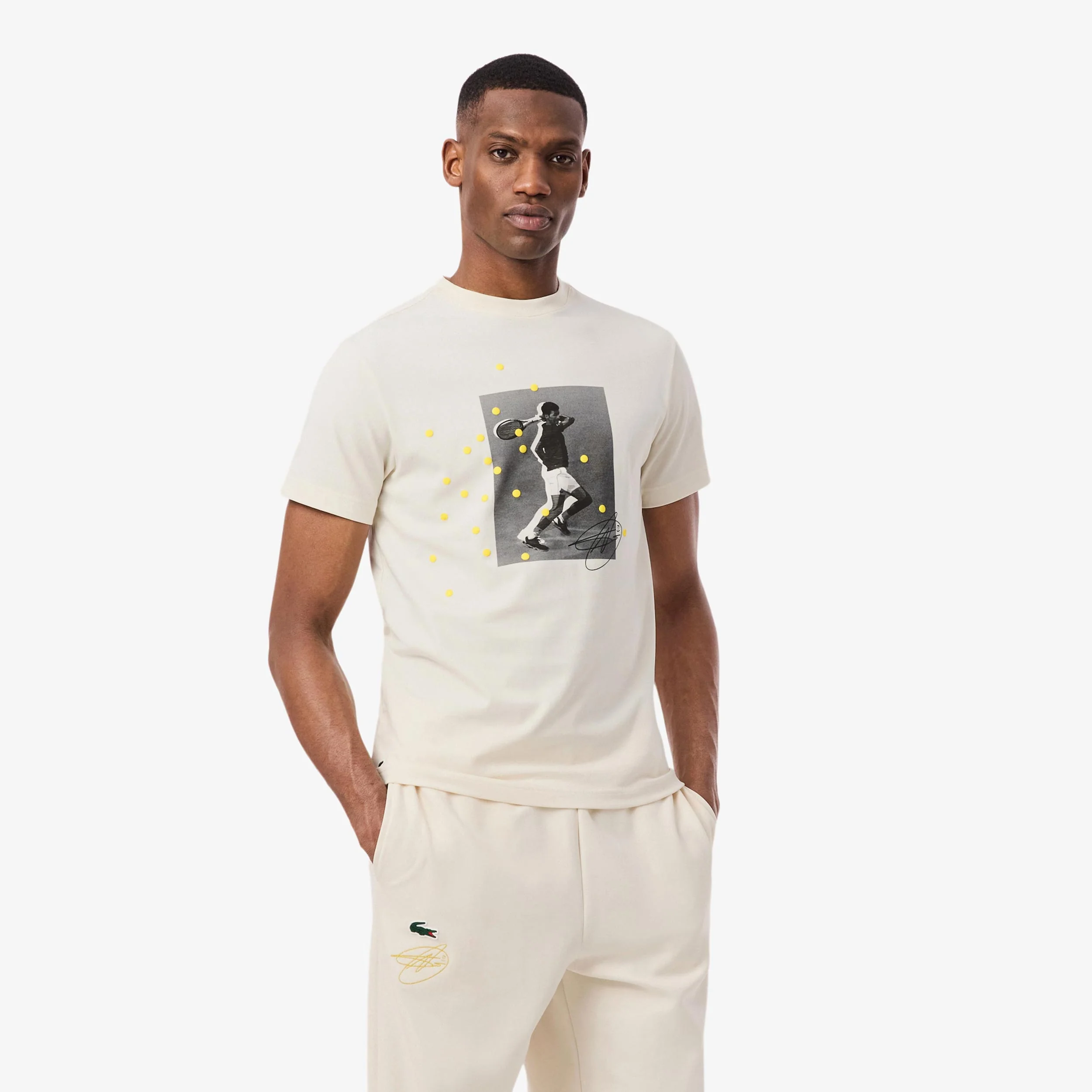 Signature T-shirt Herrar - vit, flerfärgad