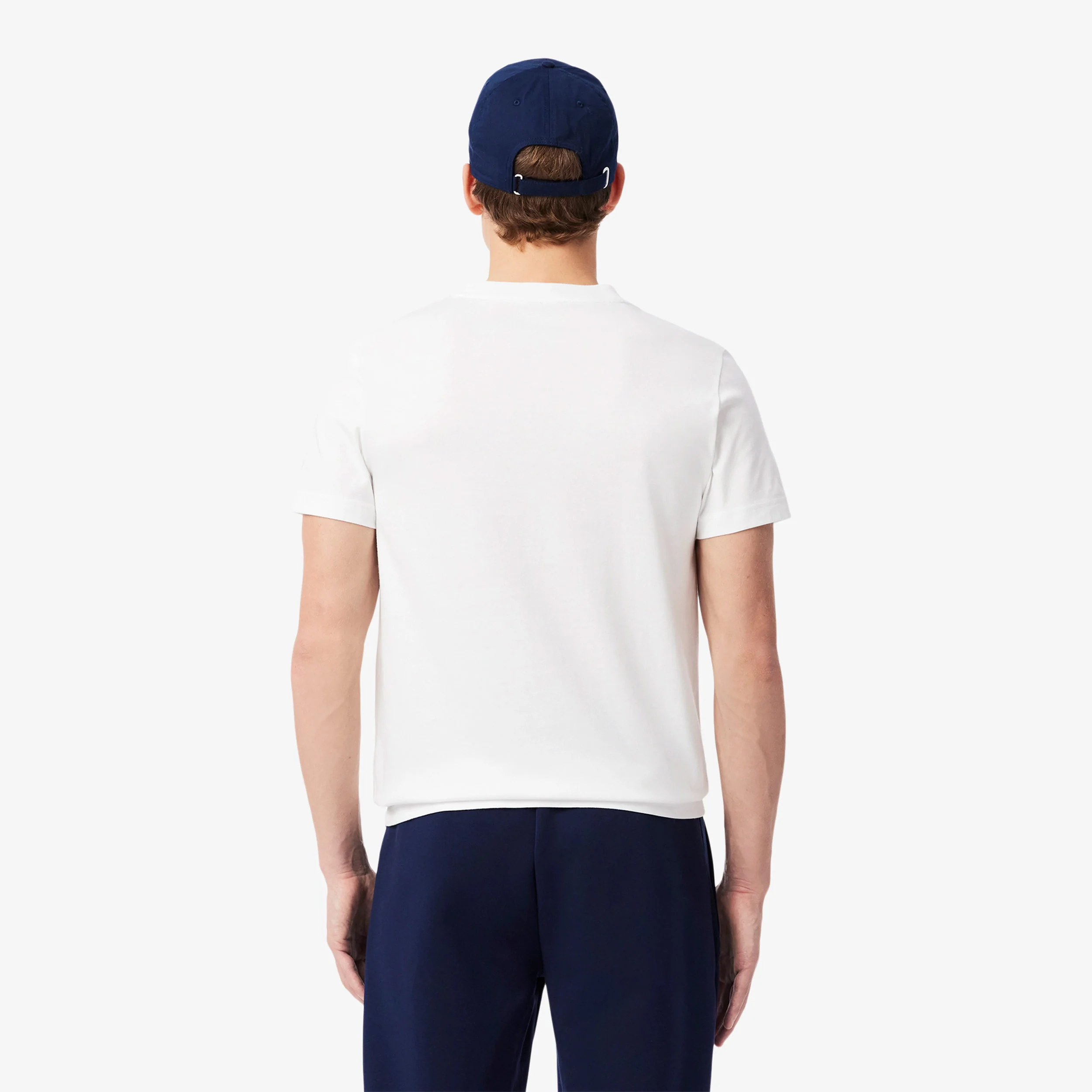 T-shirt & Cap Herrar - vit, mörkblå - Image 2