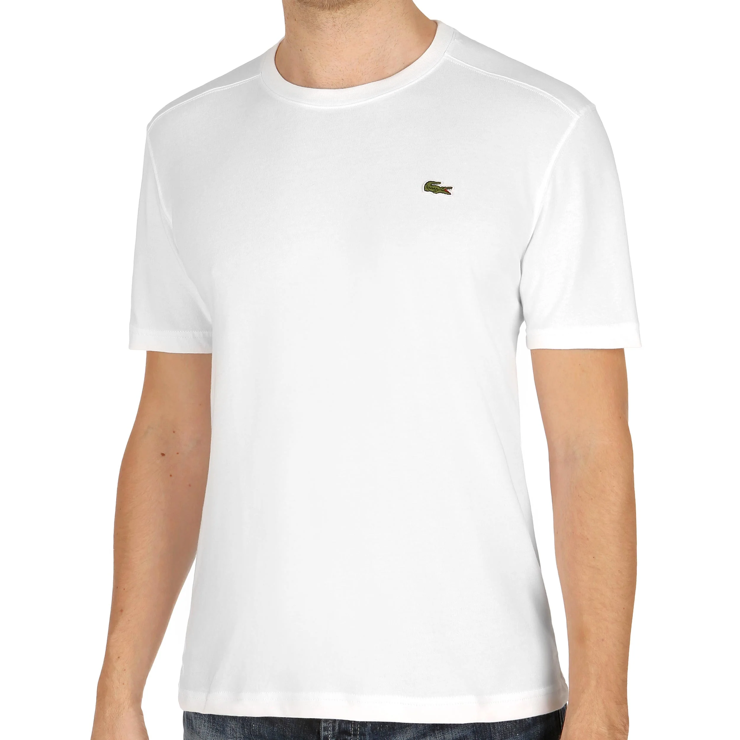 Tennis T-shirt Herrar-Vit,Grön - Image 2