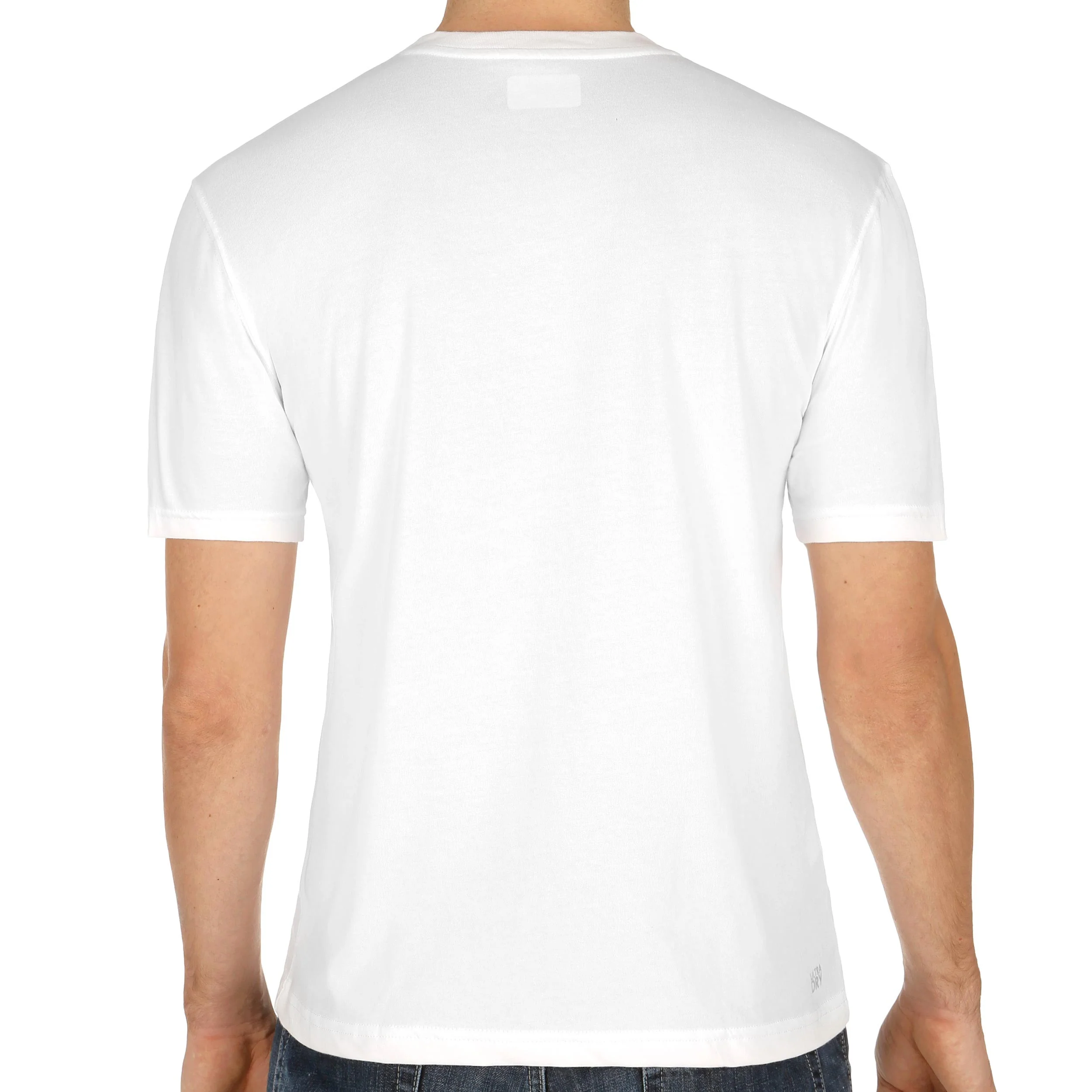 Tennis T-shirt Herrar-Vit,Grön - Image 3