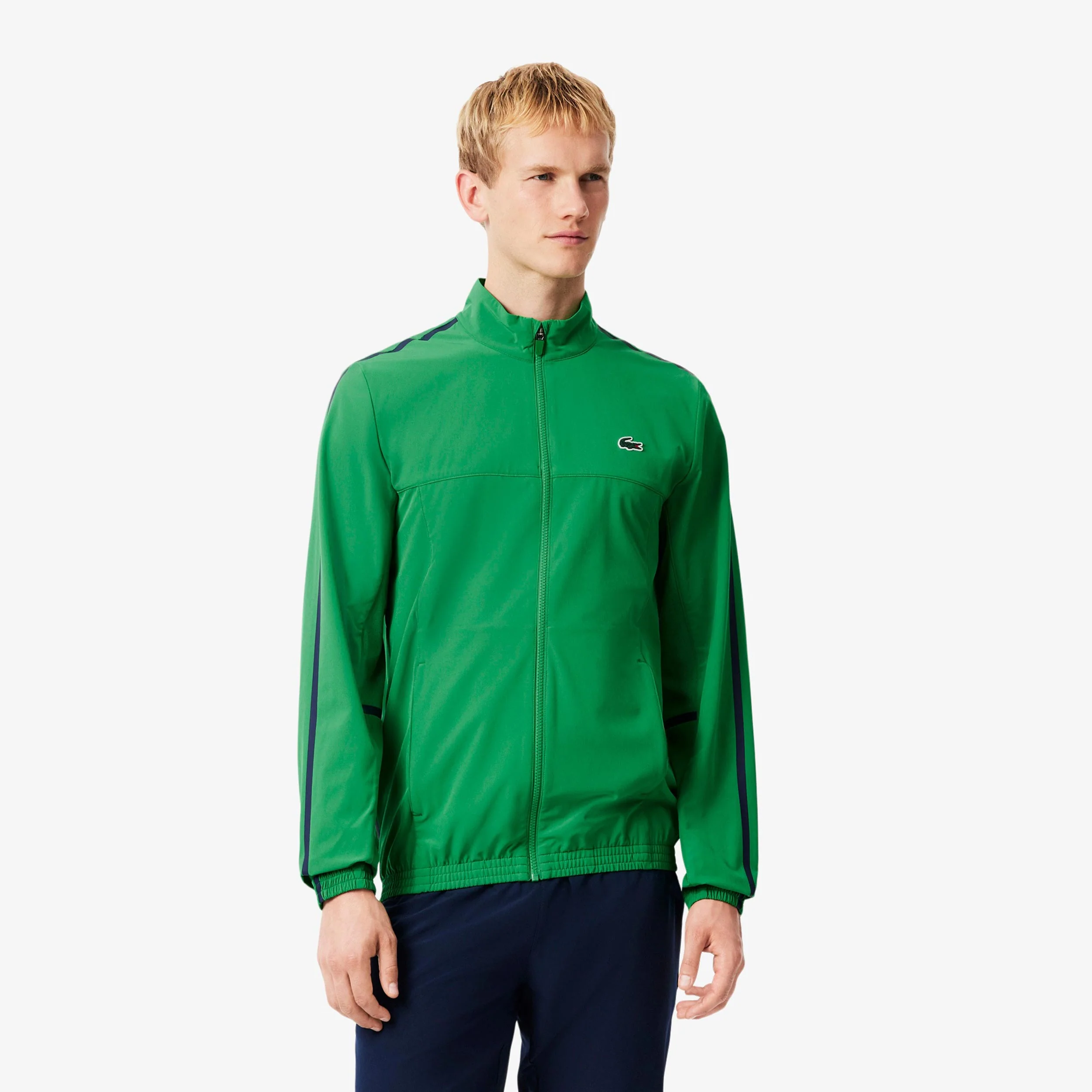 Träningsoverall Herrar - grön, mörkblå - Image 4