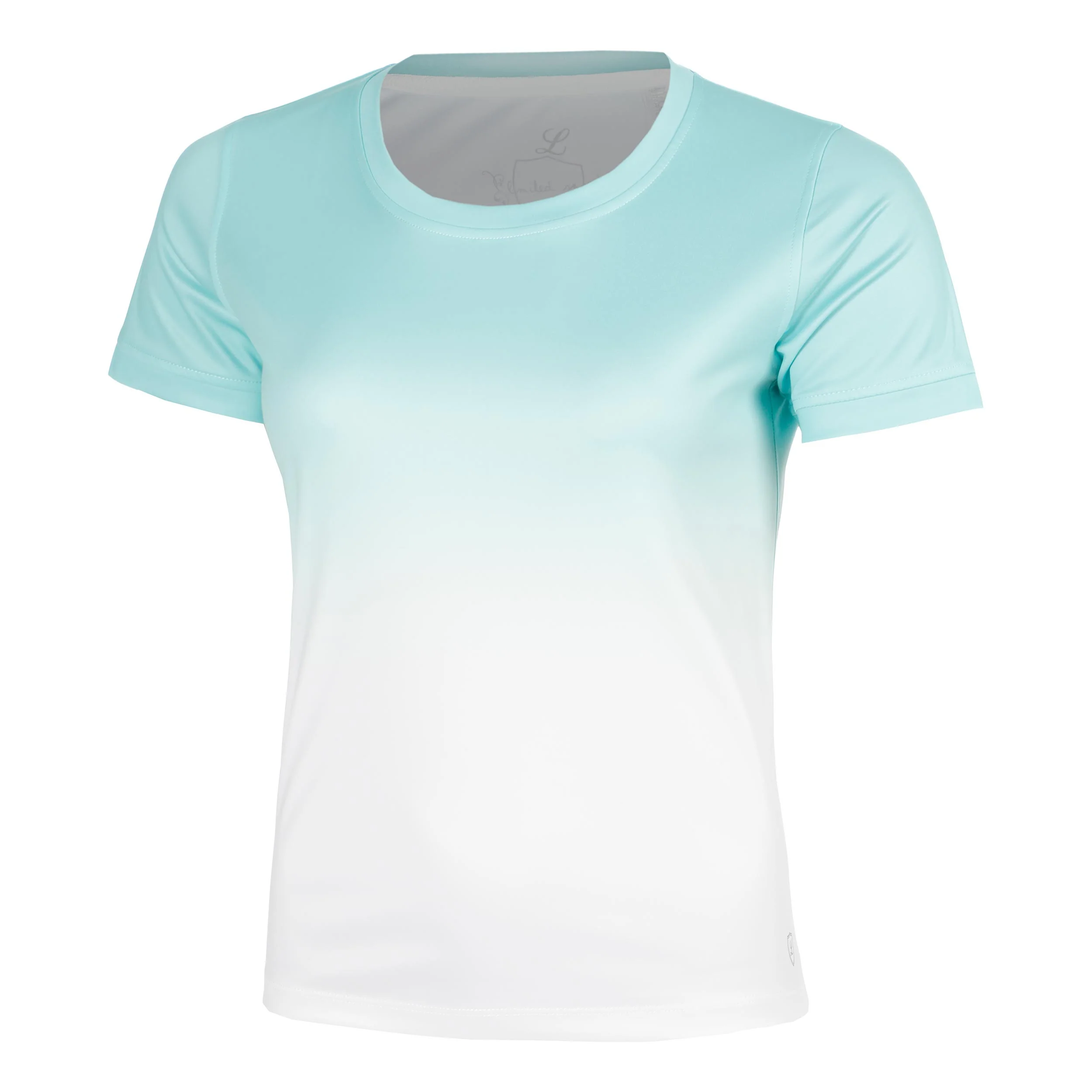 Silvia T-shirt Damer - mint, vit