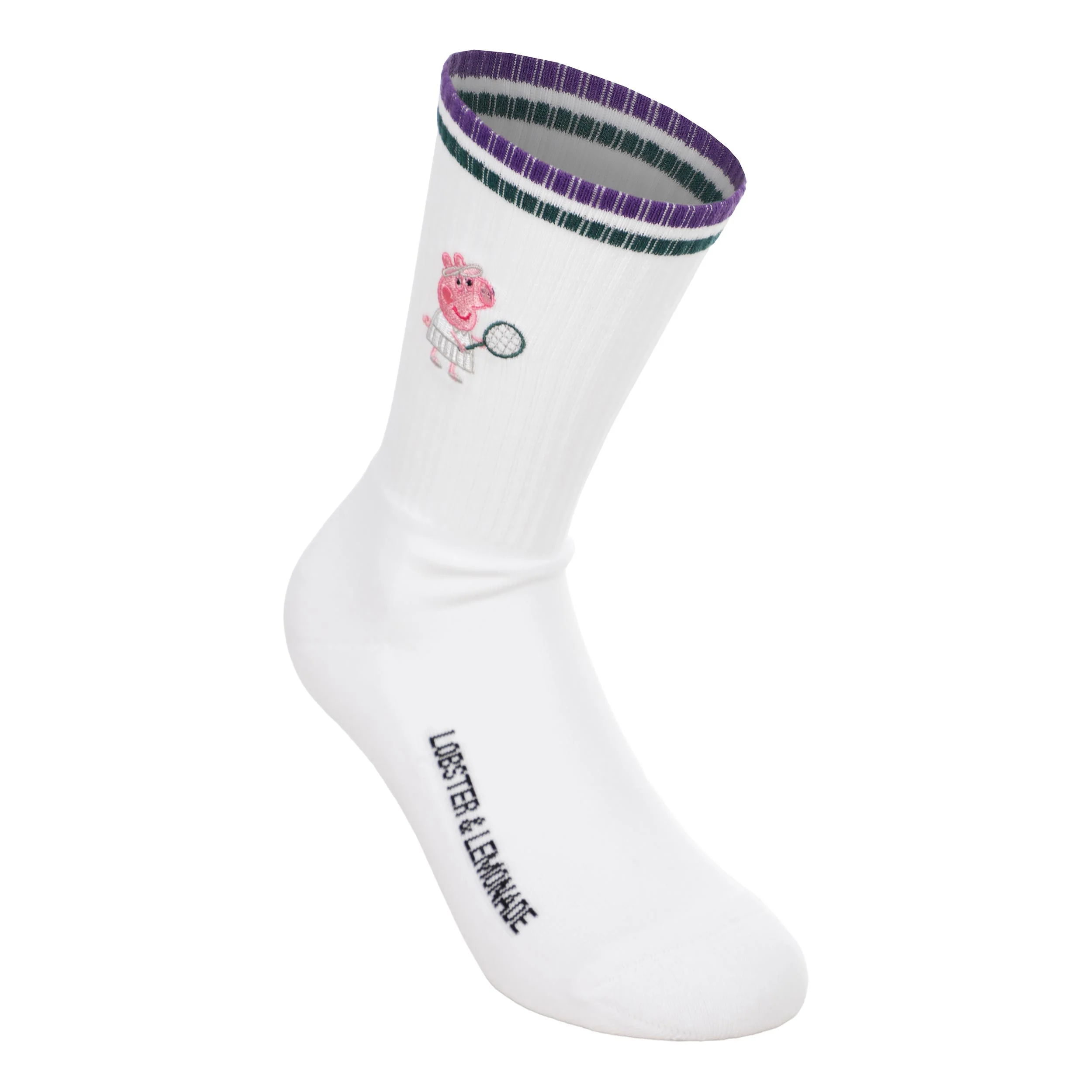 Peppa Pig Tennis – ’90 Sport Sportstrumpor Unisex - vit