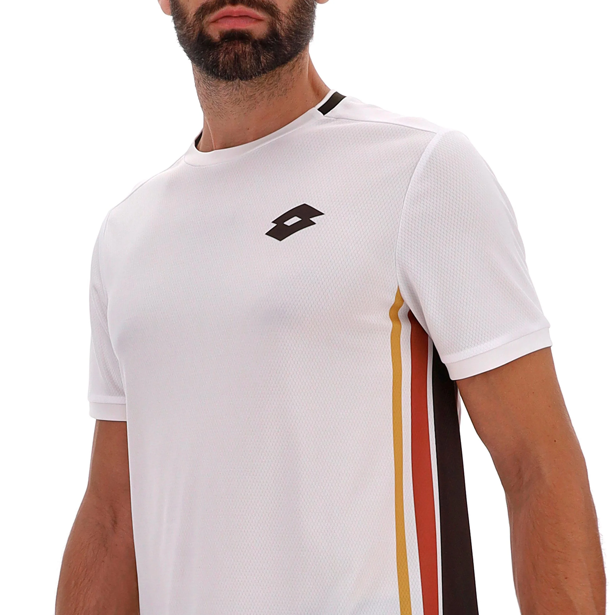 Tech VI T-shirt Herrar - vit, brun - Image 3