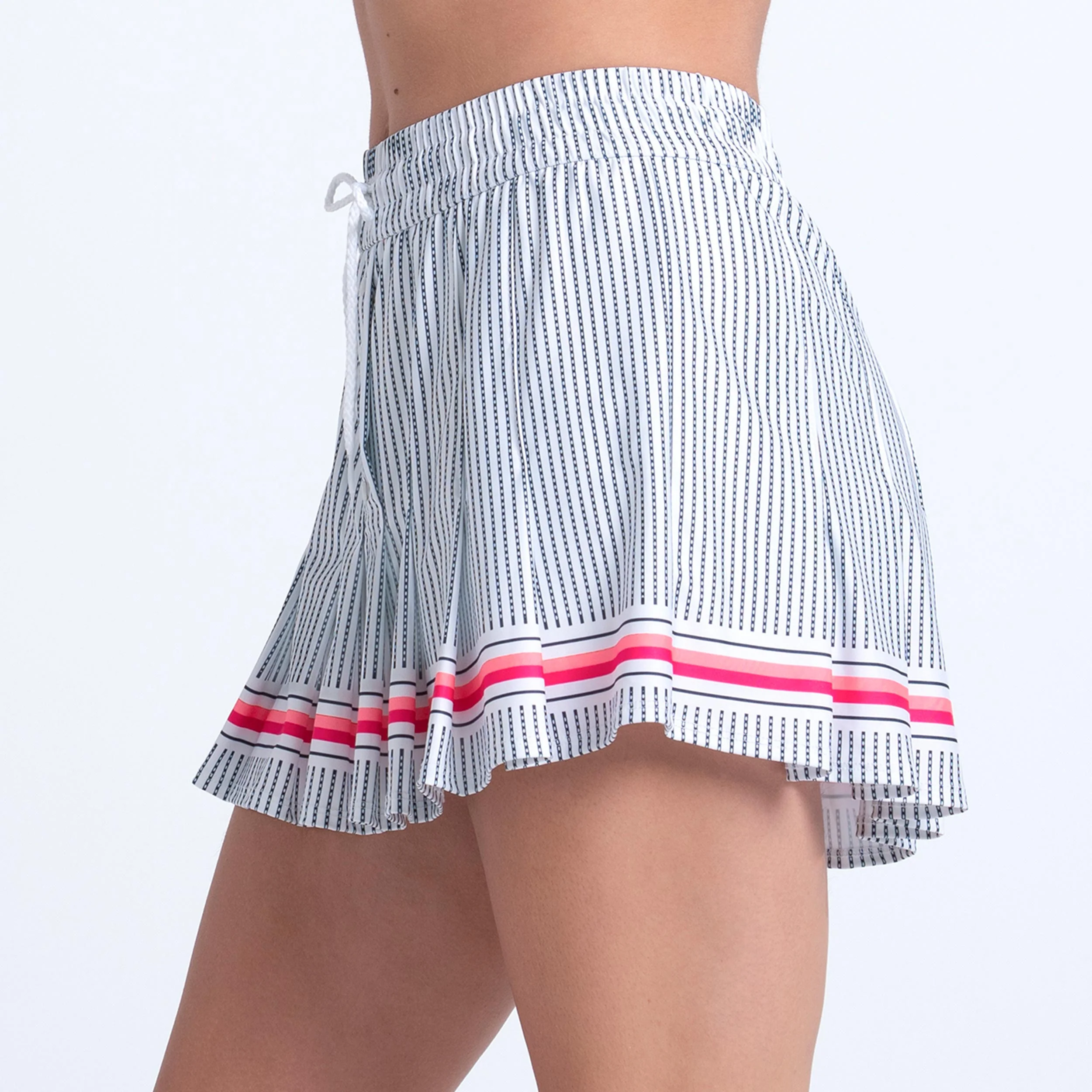 High Waist Lavish Lane Kjol Damer - vit, svart - Image 4