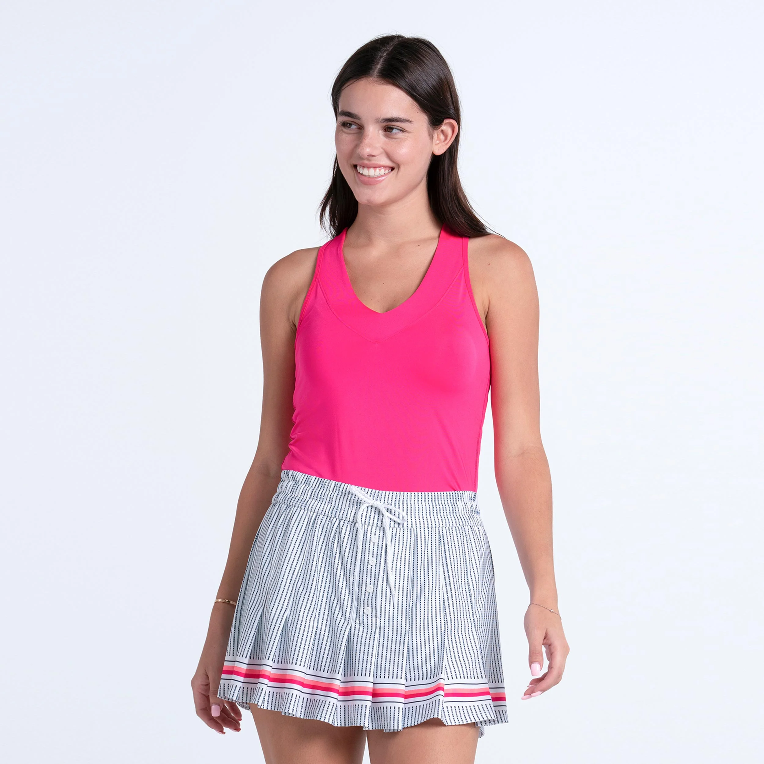 High Waist Lavish Lane Kjol Damer - vit, svart - Image 6