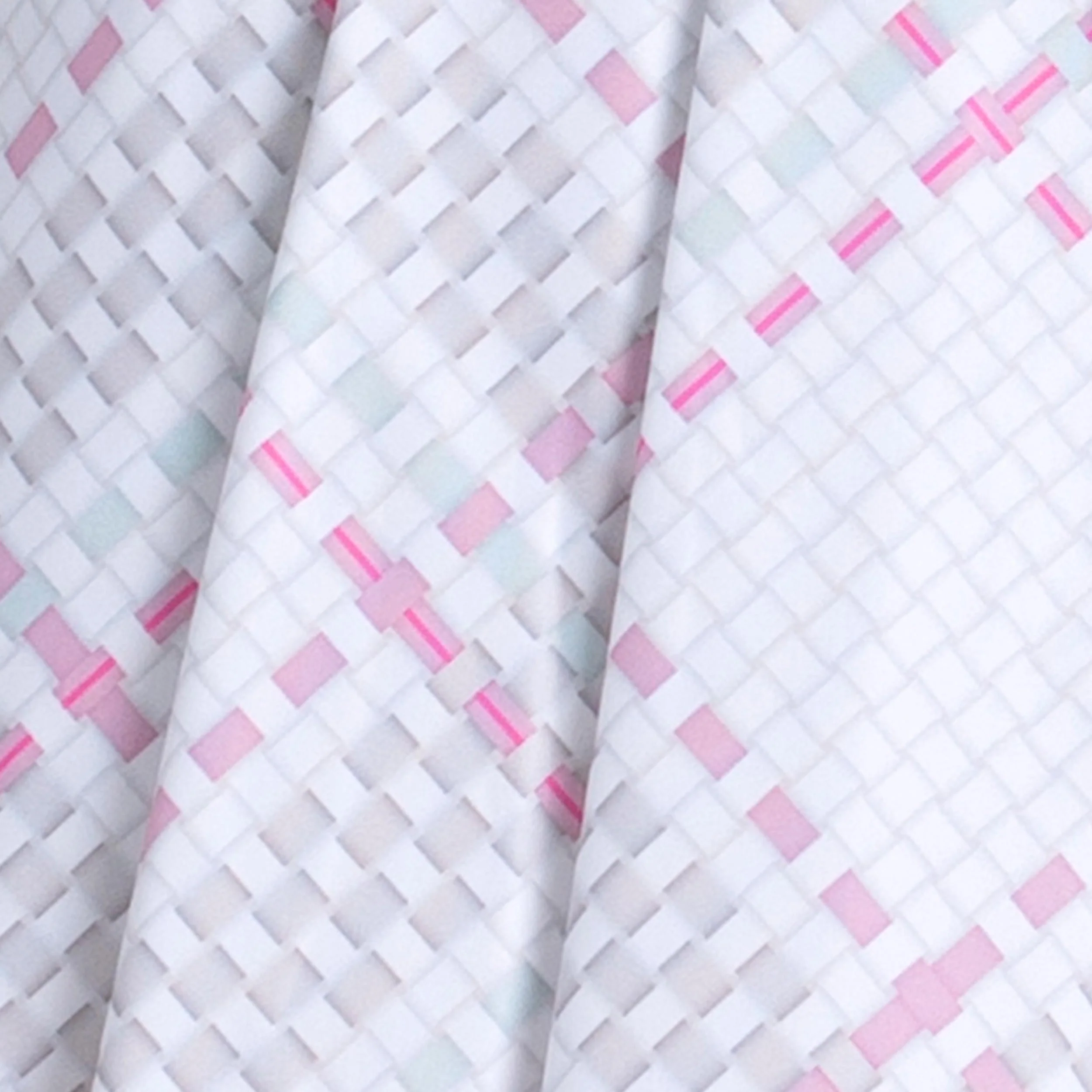 High Waist Weave It To Me Kjol Damer - vit, rosa - Image 4