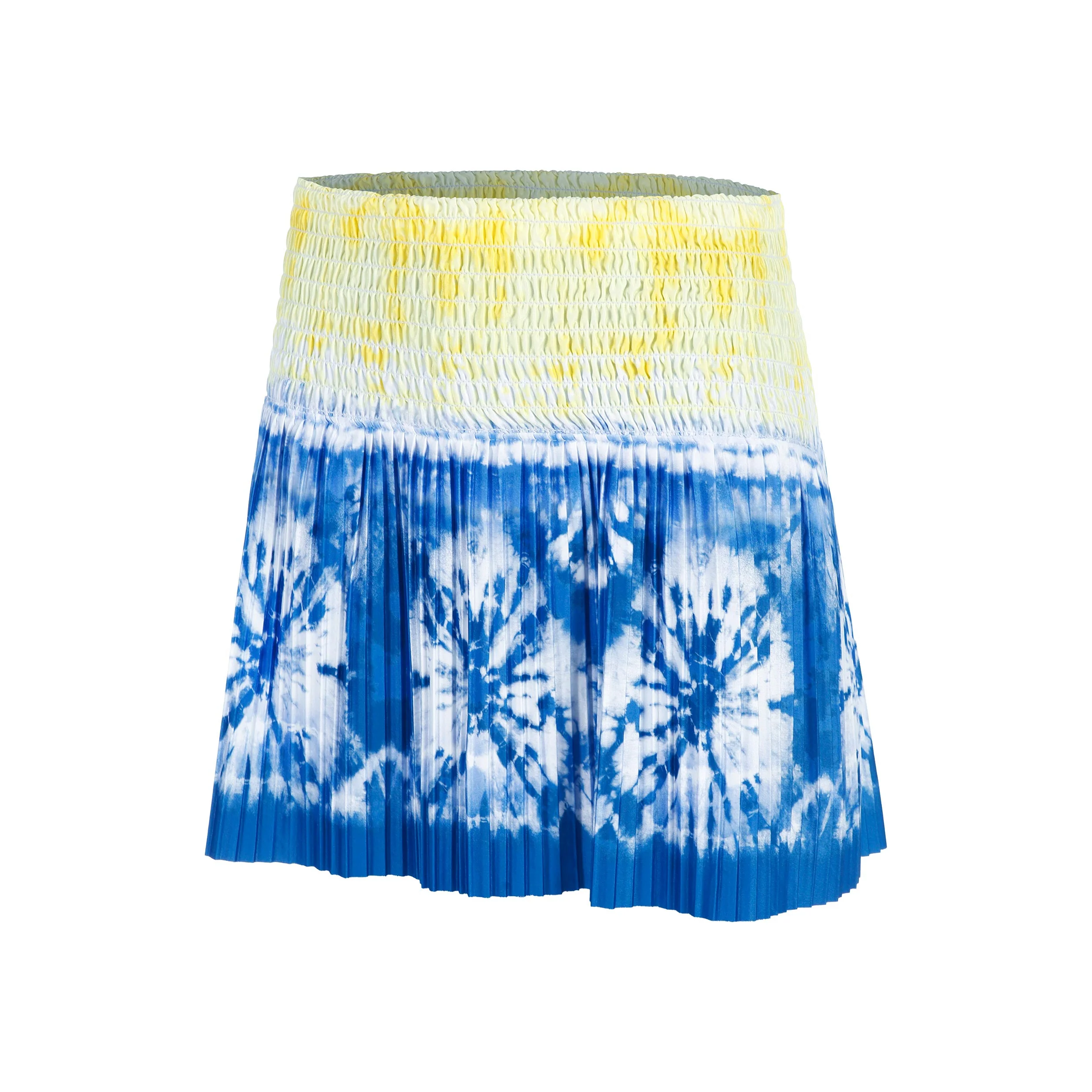 Shibori Wave 14in Kjol Damer-Blå,Flerfärgad