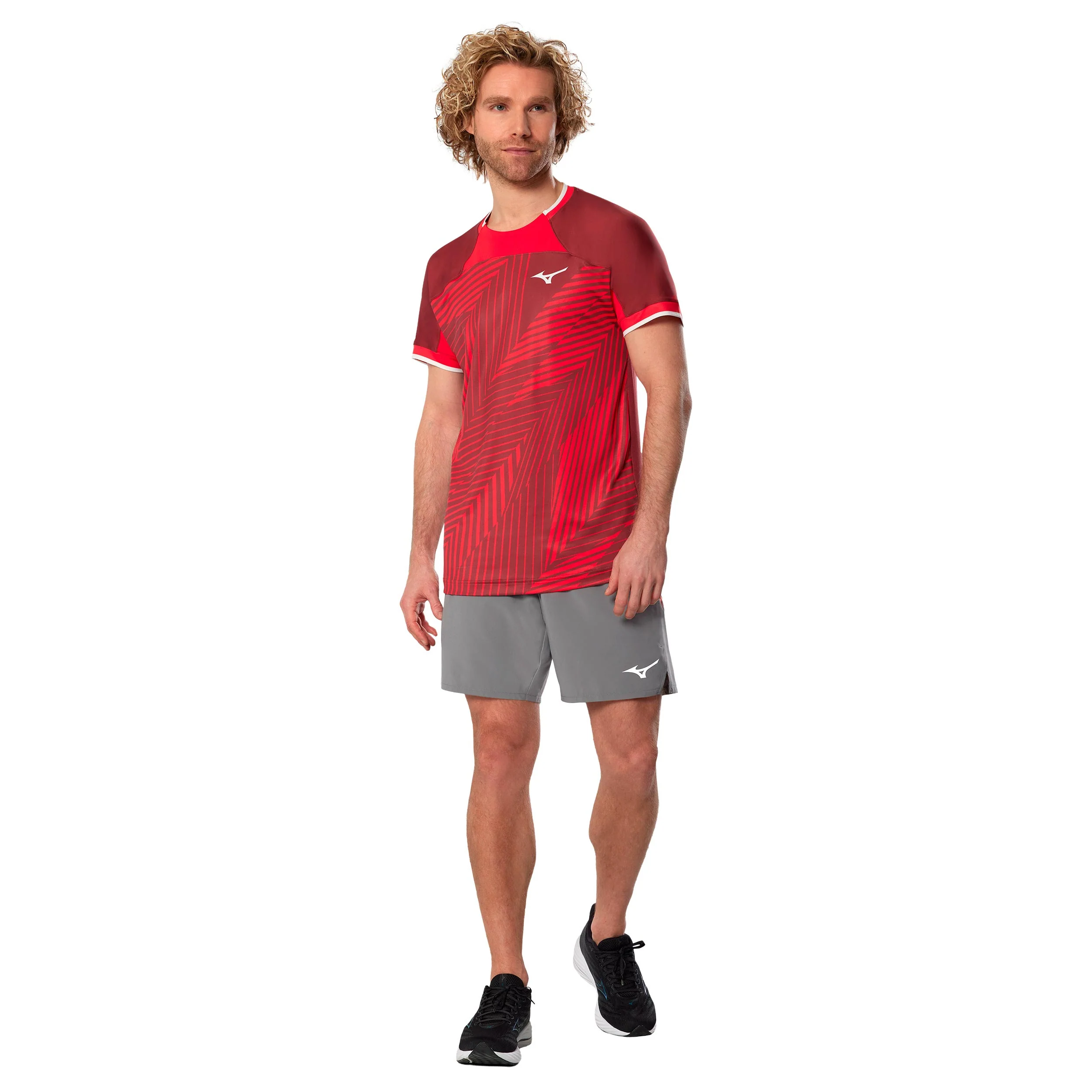 T-shirt Herrar-mörkröd, röd - Image 5