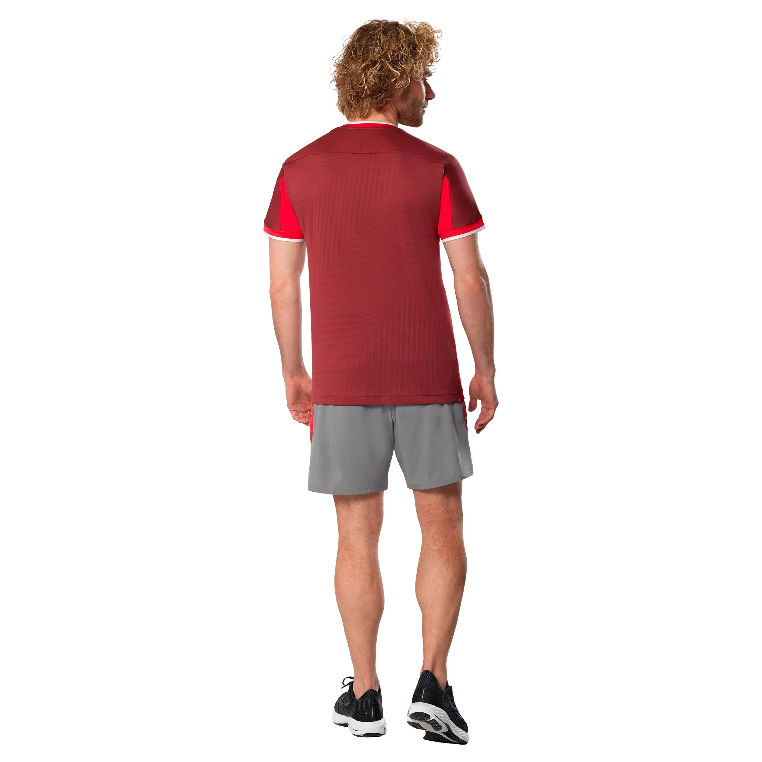 T-shirt Herrar-mörkröd, röd - Image 6