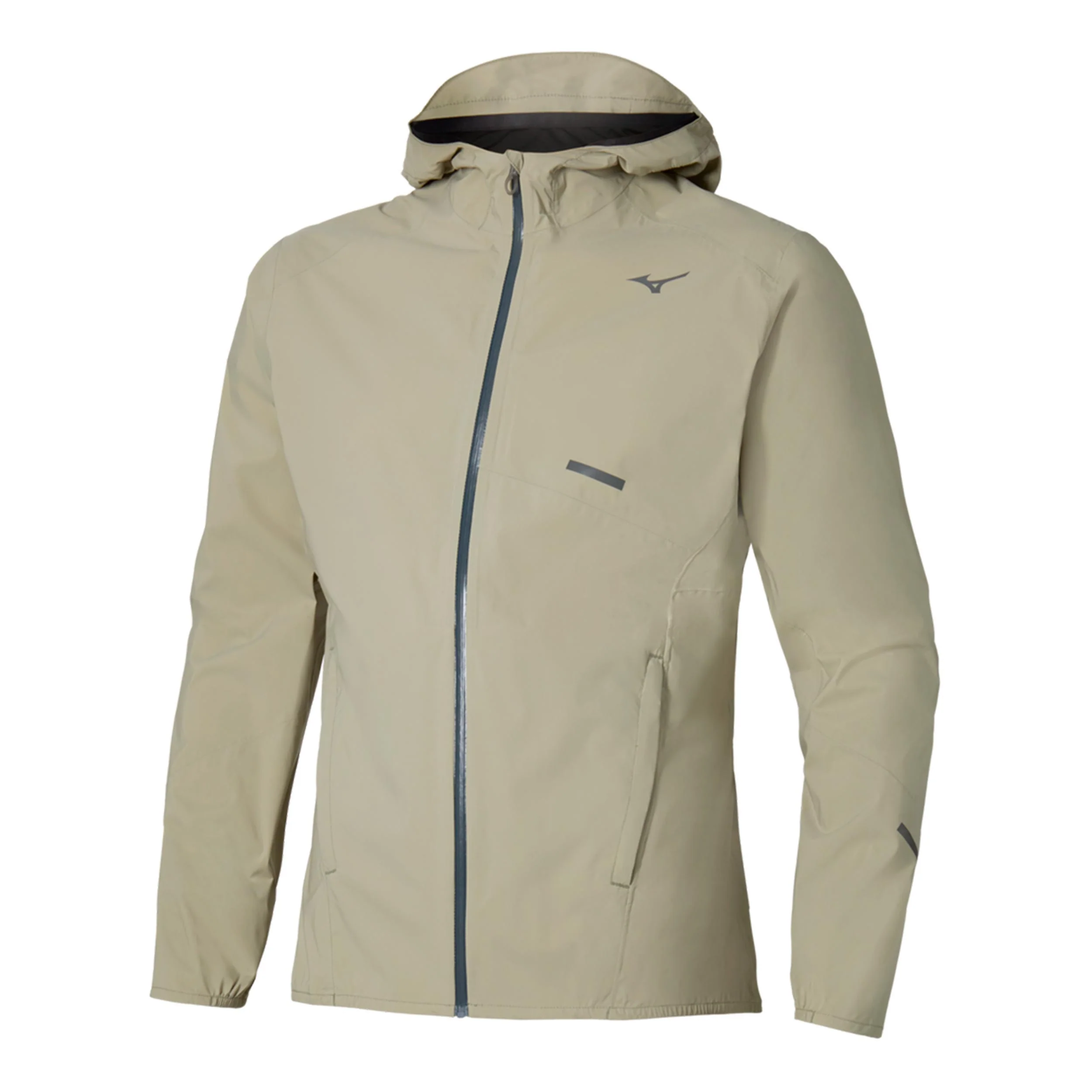 Tech Light Hooded Löparjacka Herrar - beige