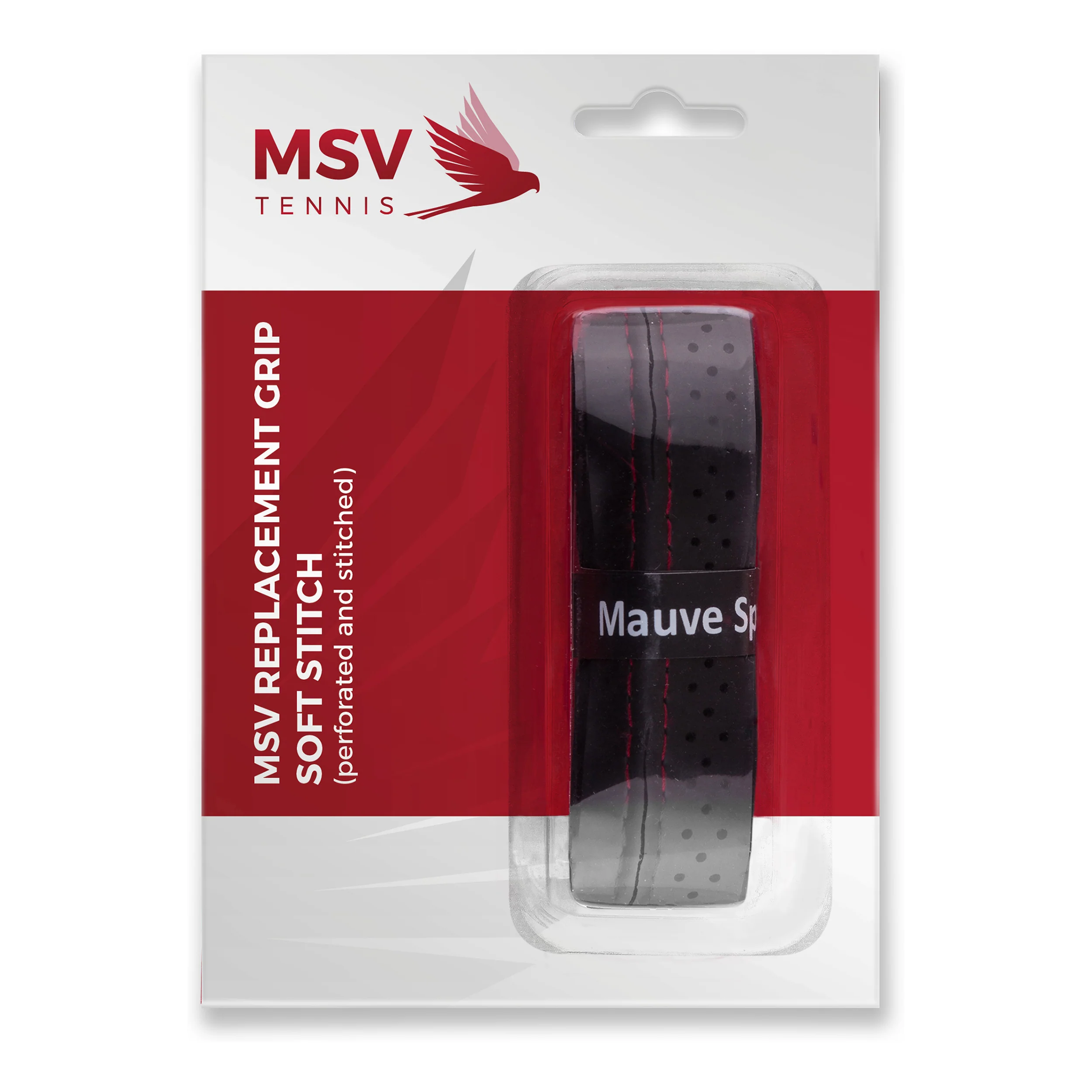Basic Grip Soft-Stich Perforated And Stitched Enpack-Svart