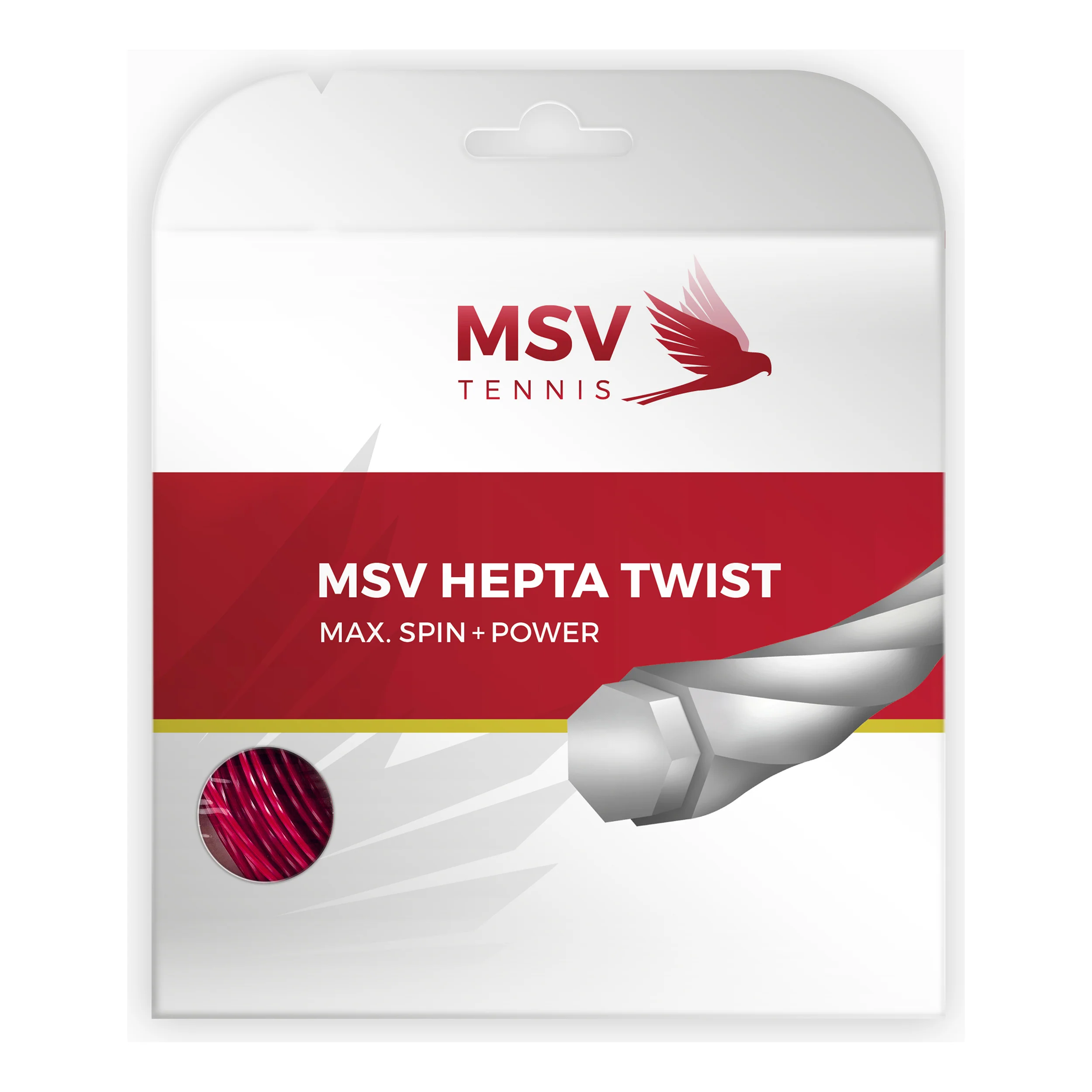 Hepta-Twist Strängset 12m-Röd