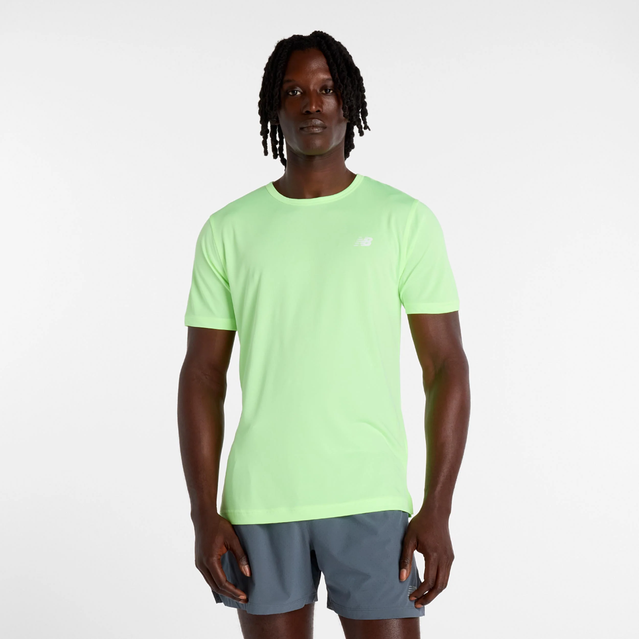 Sport Essentials Utility T-shirt Herrar-lime, vit