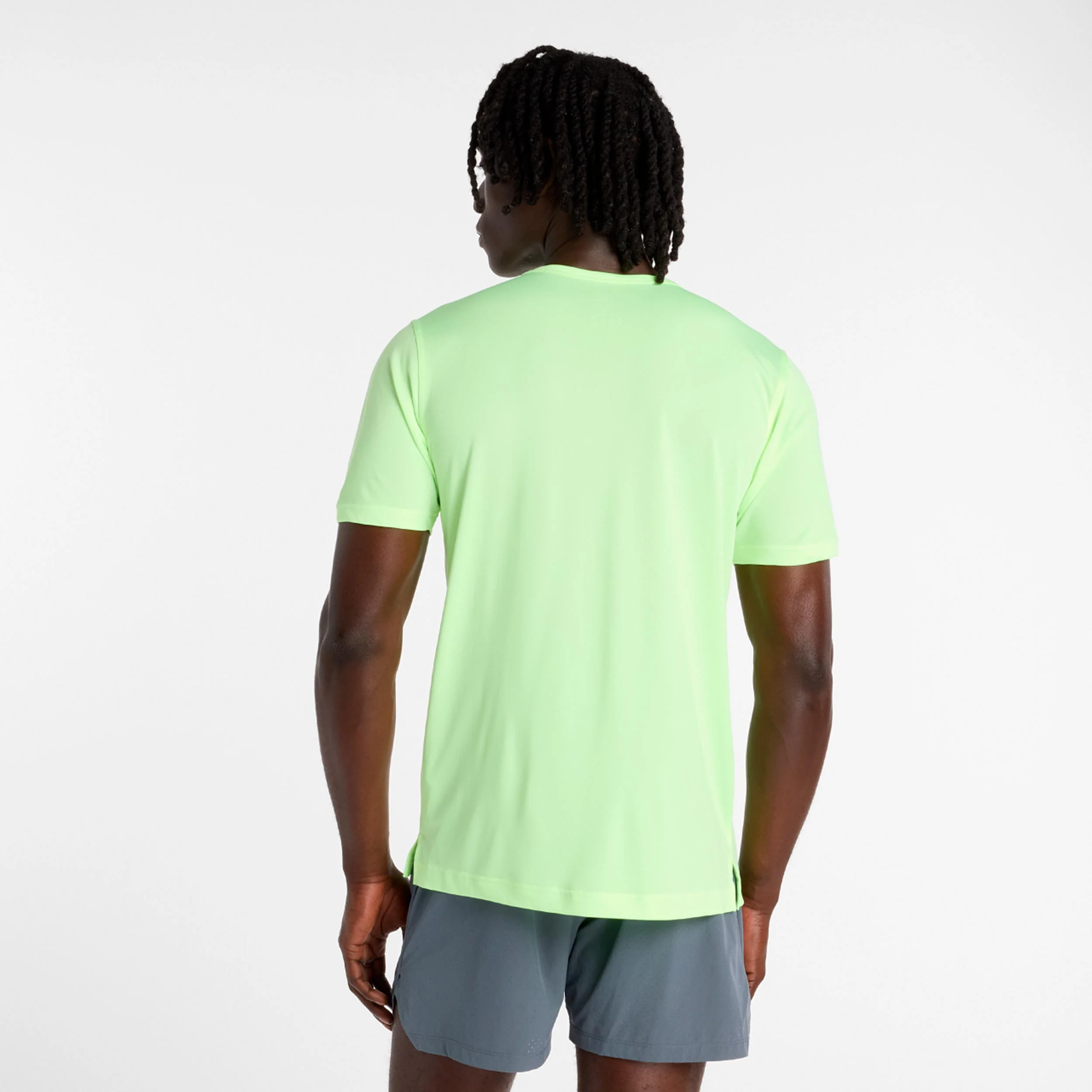 Sport Essentials Utility T-shirt Herrar-lime, vit - Image 2