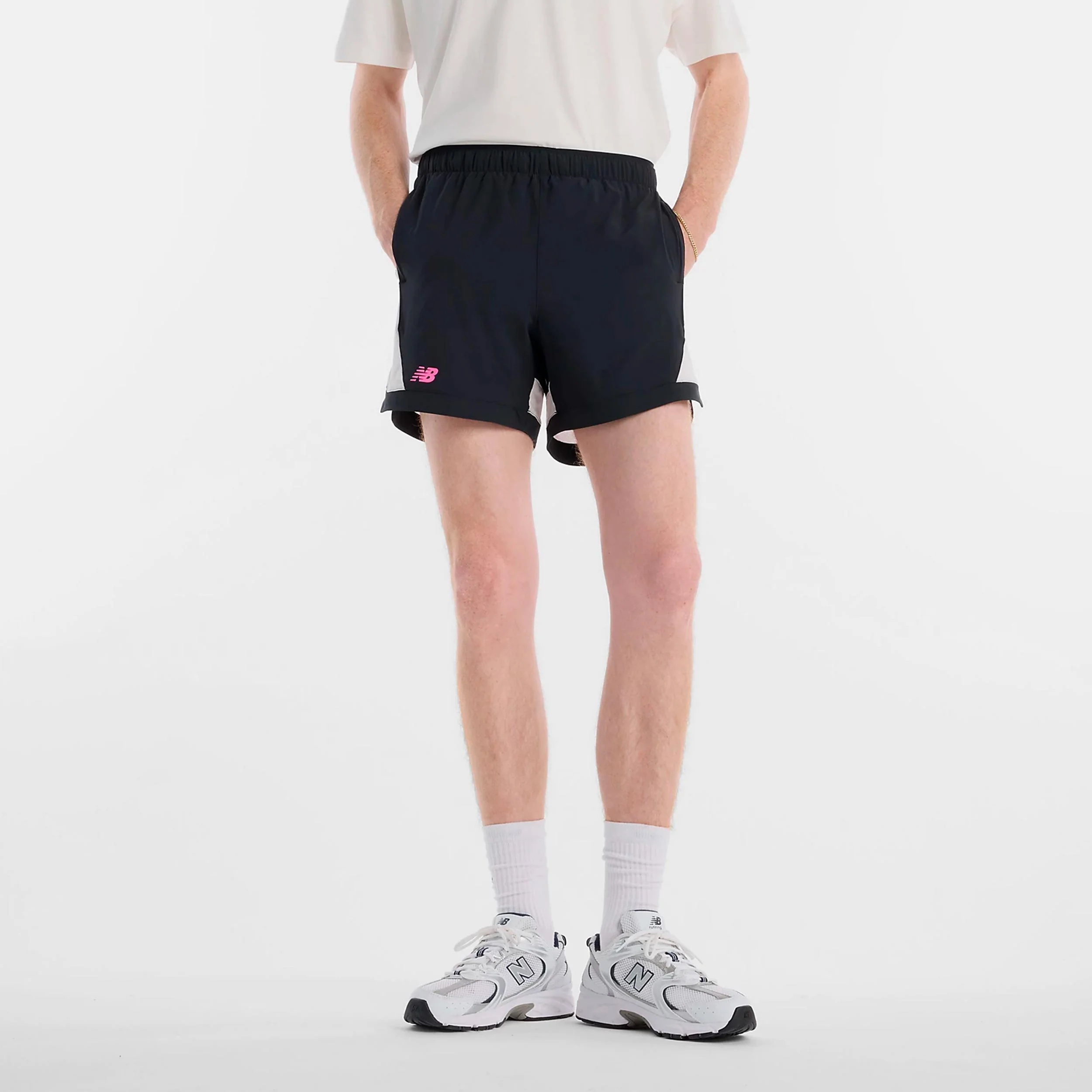 Tournament Novelty Shorts Herrar-svart, vit