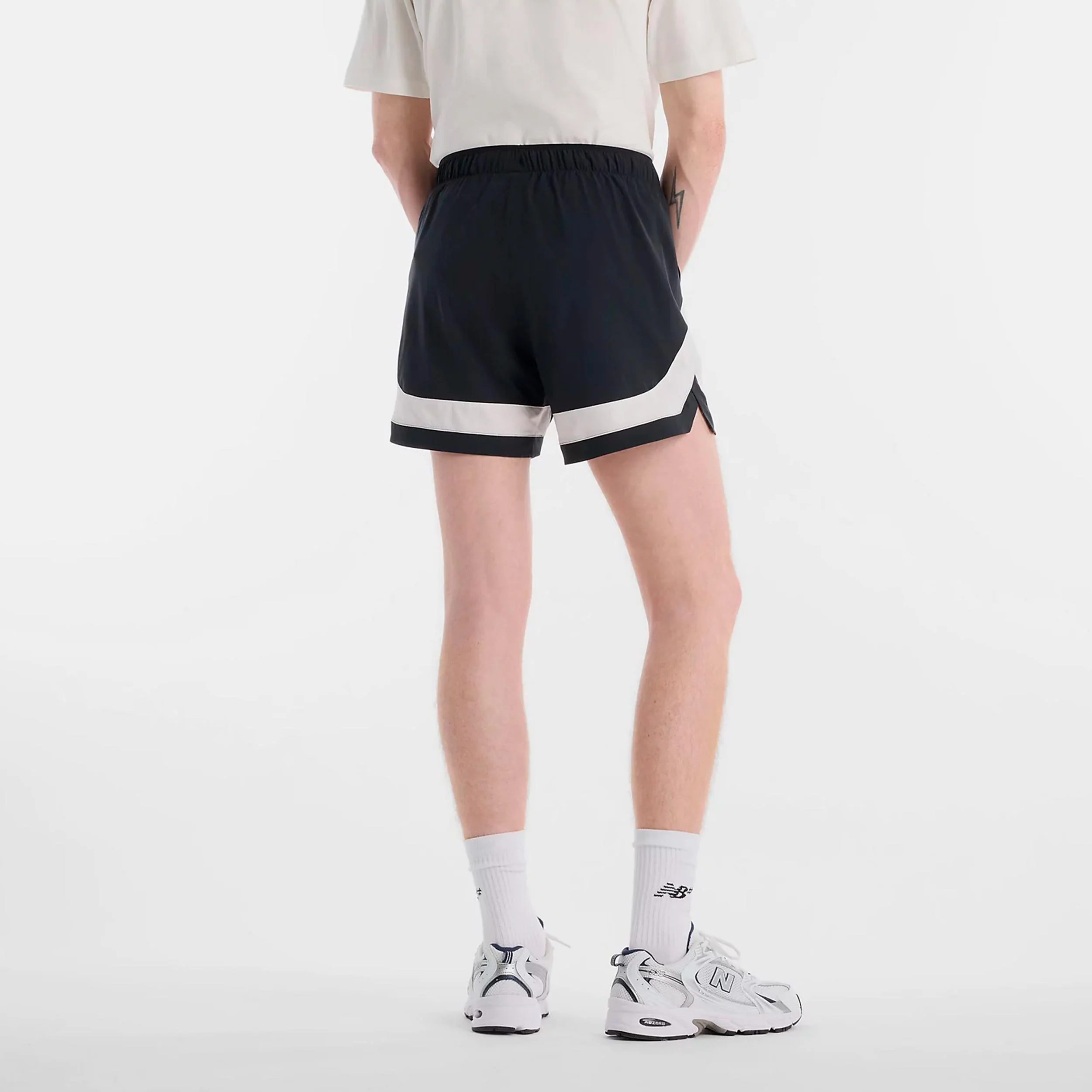 Tournament Novelty Shorts Herrar-svart, vit - Image 2