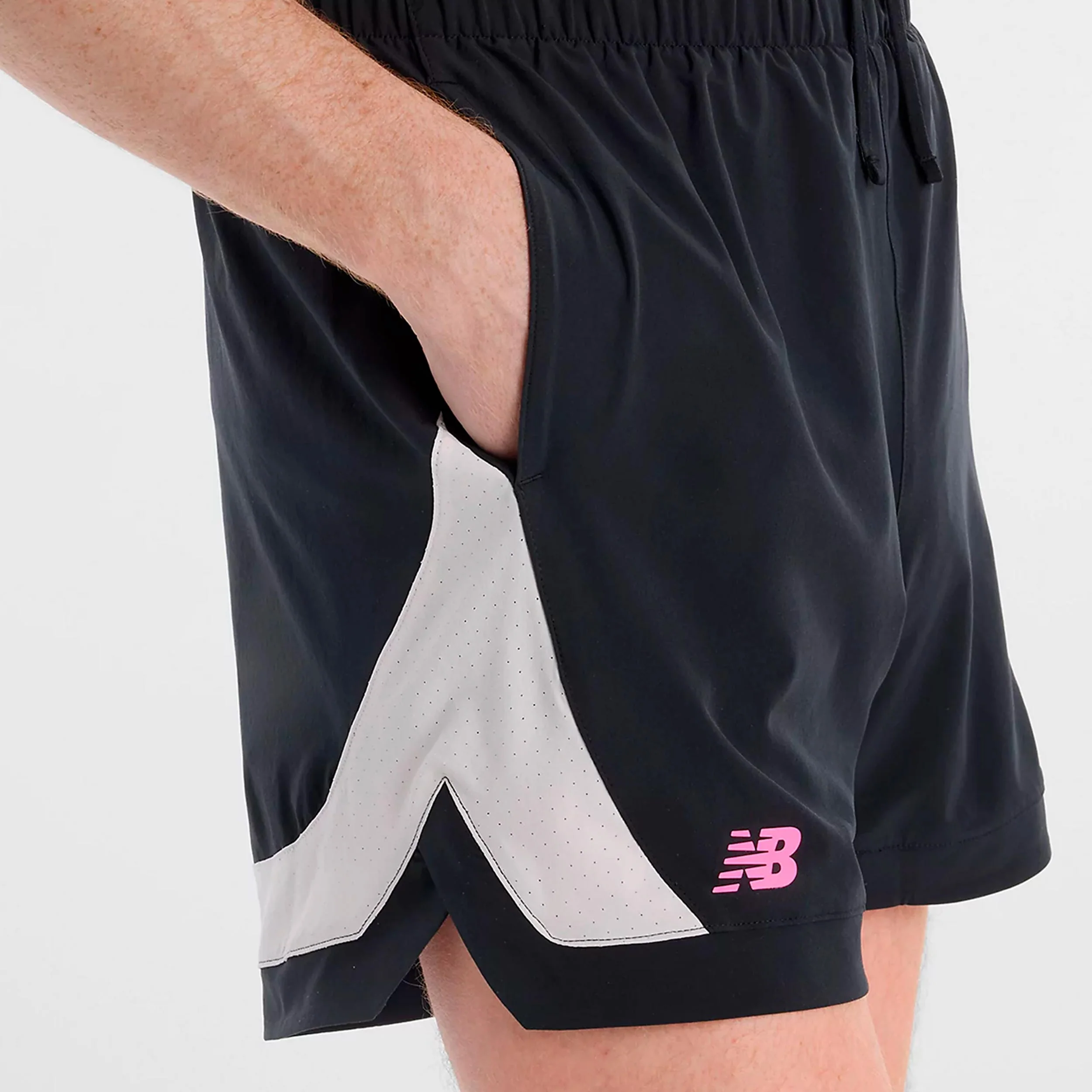 Tournament Novelty Shorts Herrar-svart, vit - Image 4