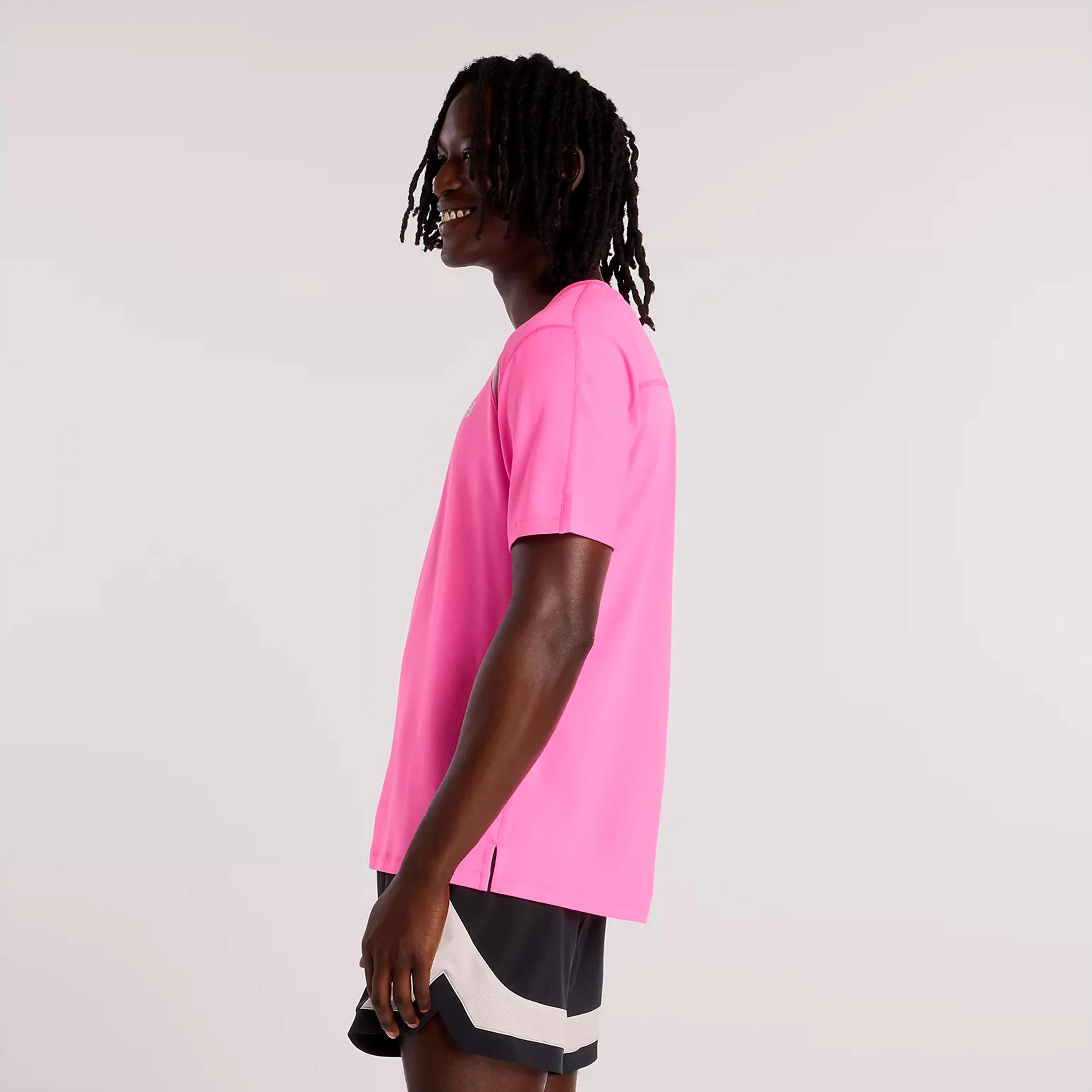 Tournament Novelty T-shirt Herrar-pink, vit - Image 4