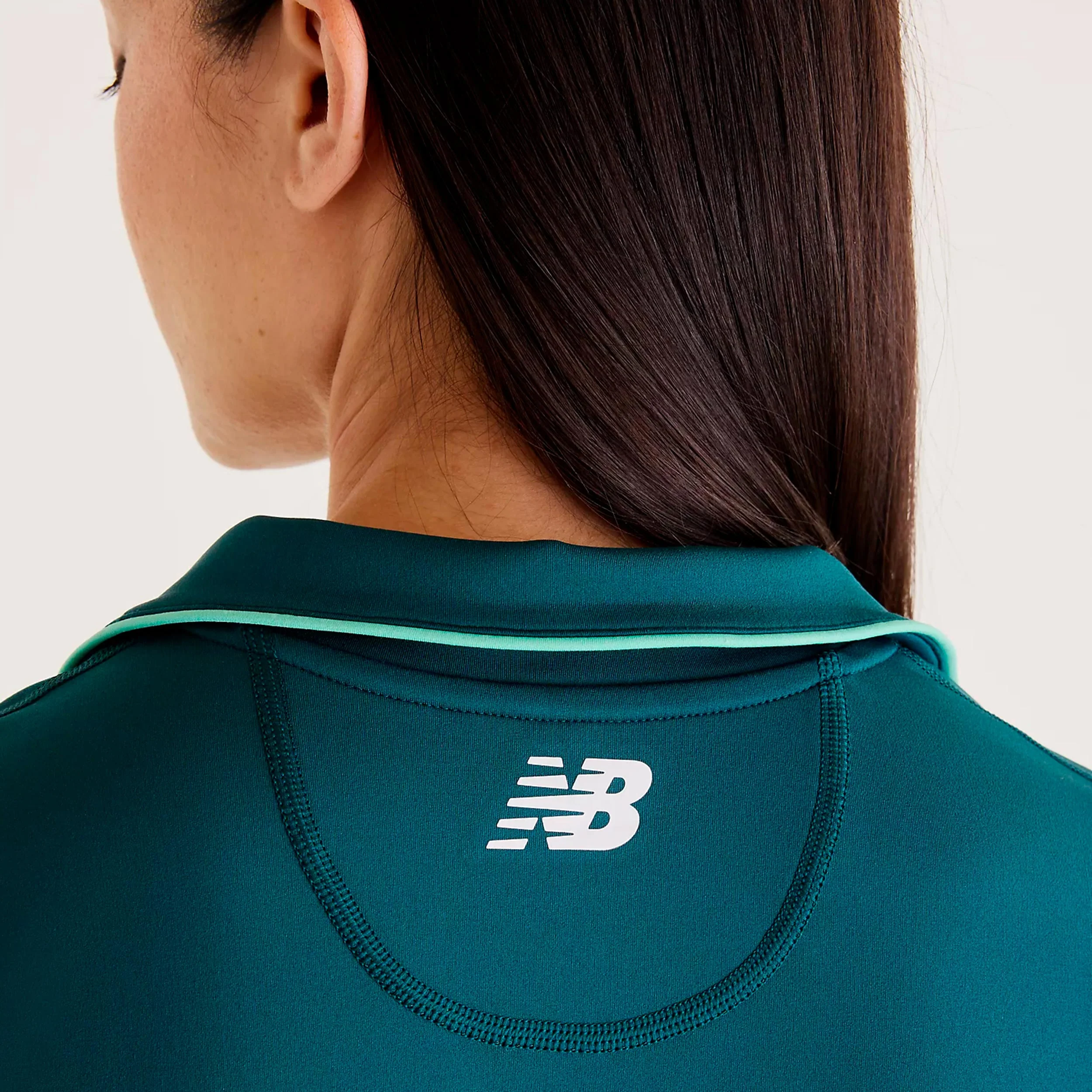 Tournament T-shirt Damer-petrol, vit - Image 4