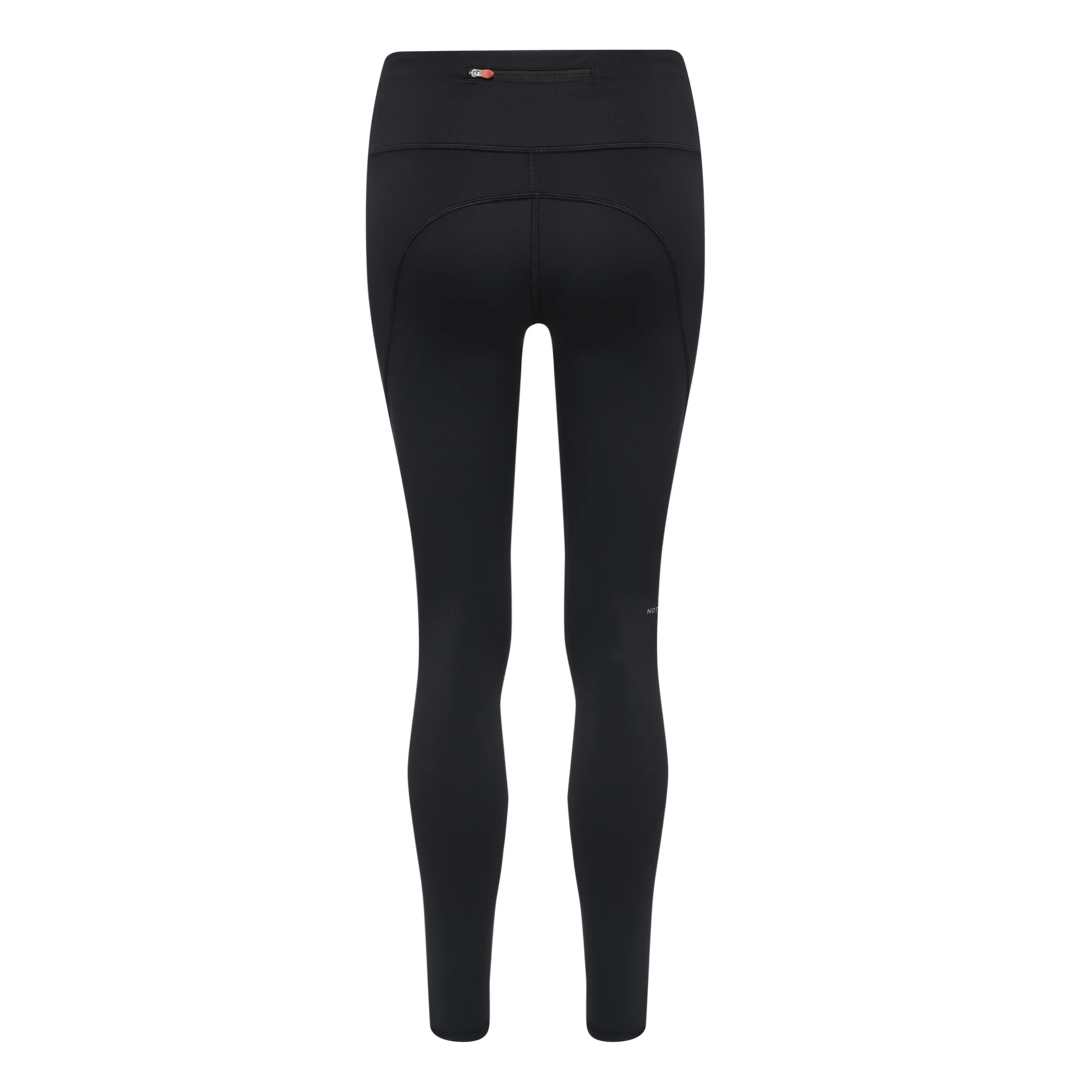 High Waist Long Tights Damer-Svart - Image 3