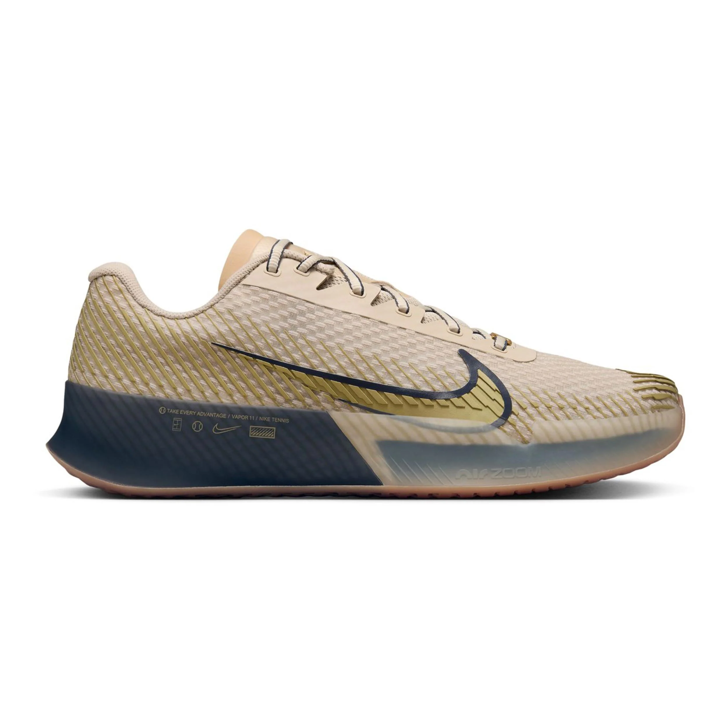 Air Zoom Vapor 11 Premium Allroundsko Herrar-Beige,Mörkblå