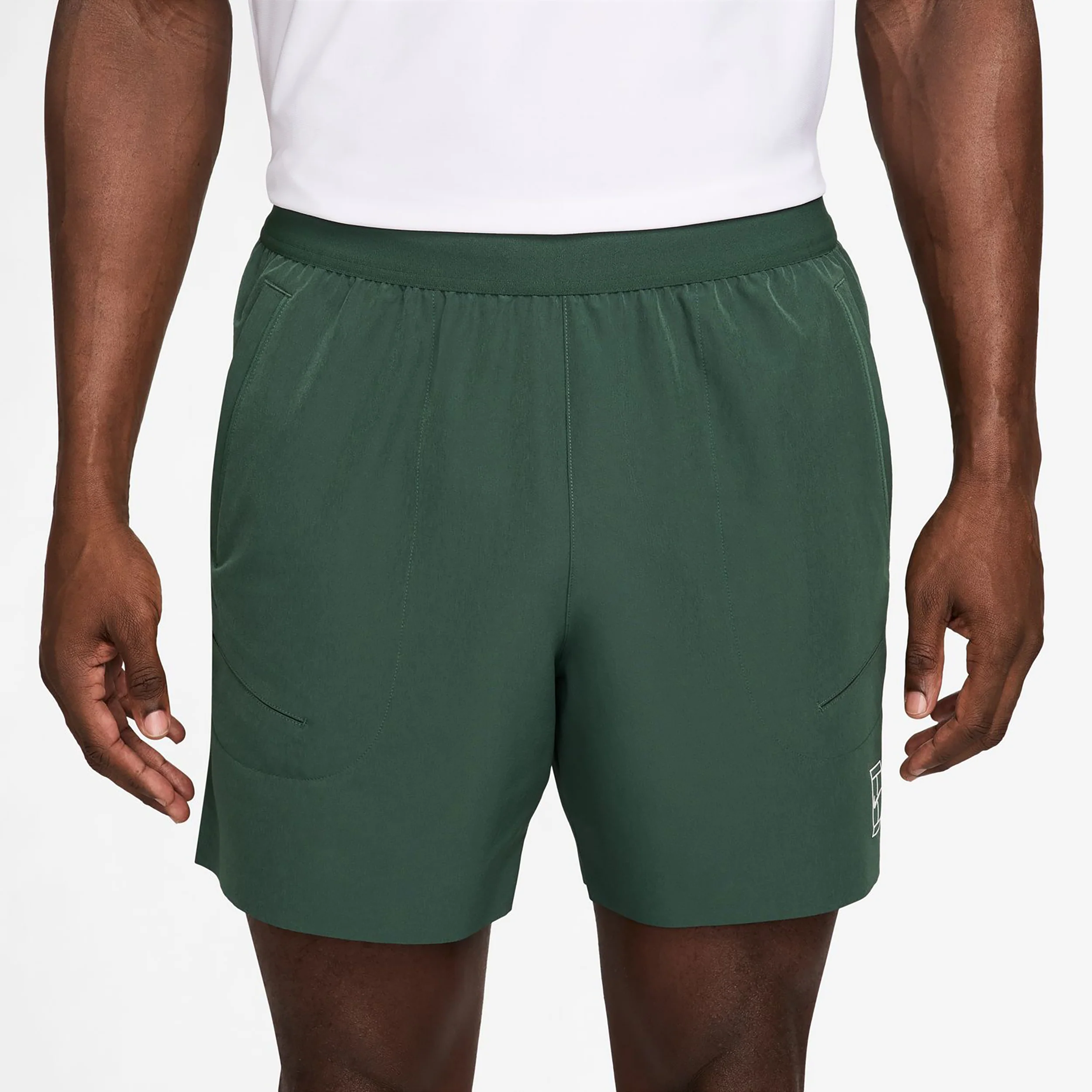 Alcaraz Court Dri-FIT Advantage 6in Shorts Herrar-mörkgrön