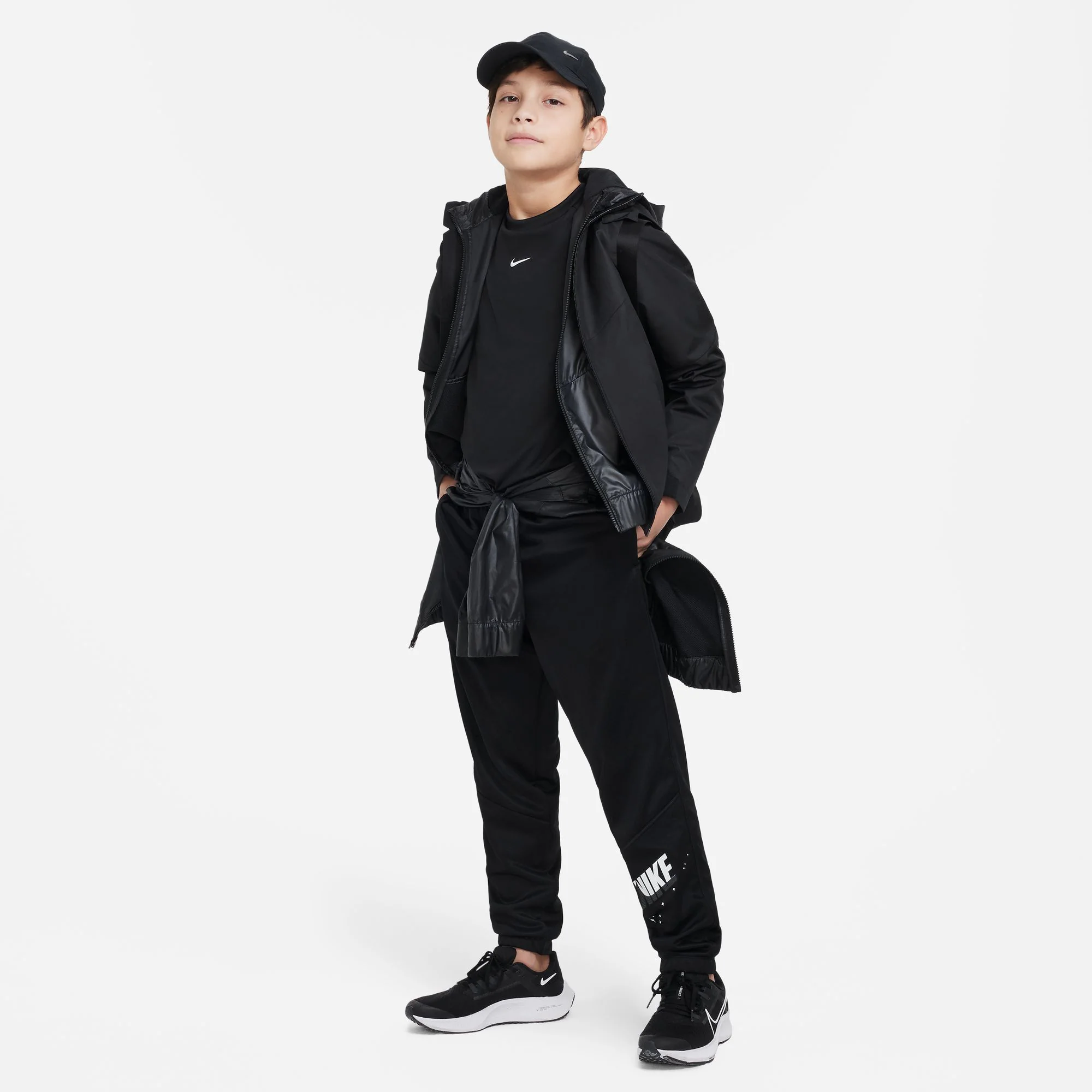 Big Kids T-shirt Pojkar-Svart - Image 7